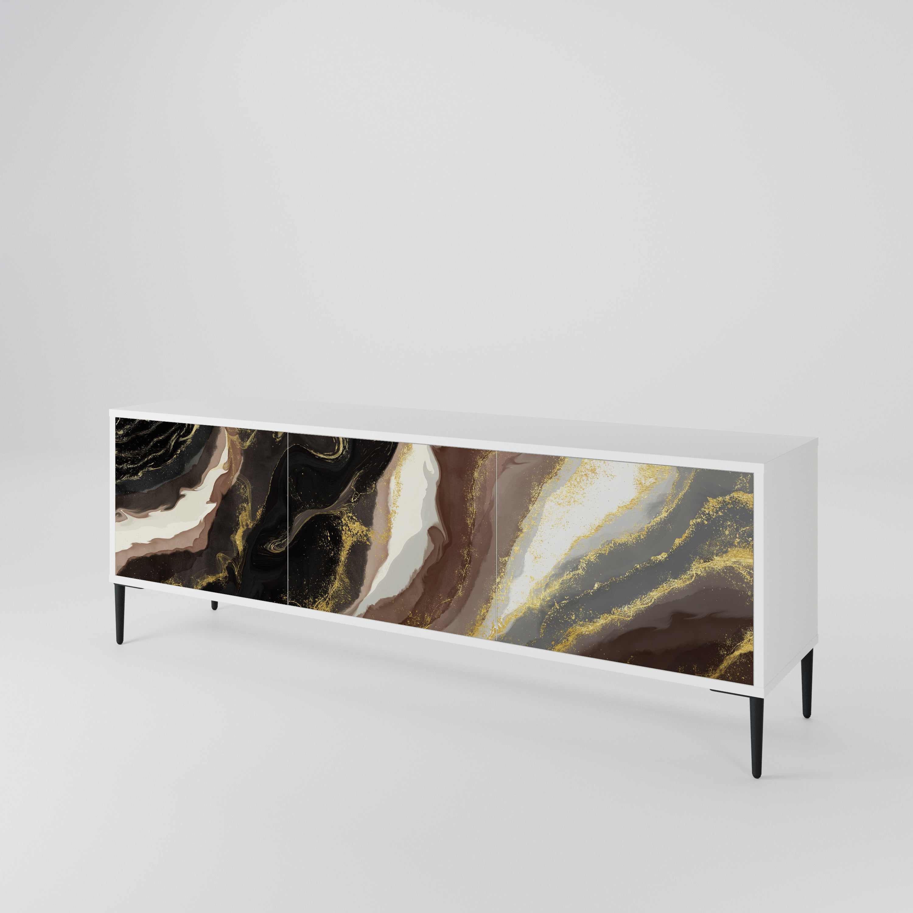 GOLD DUST 3-Door TV Cabinet