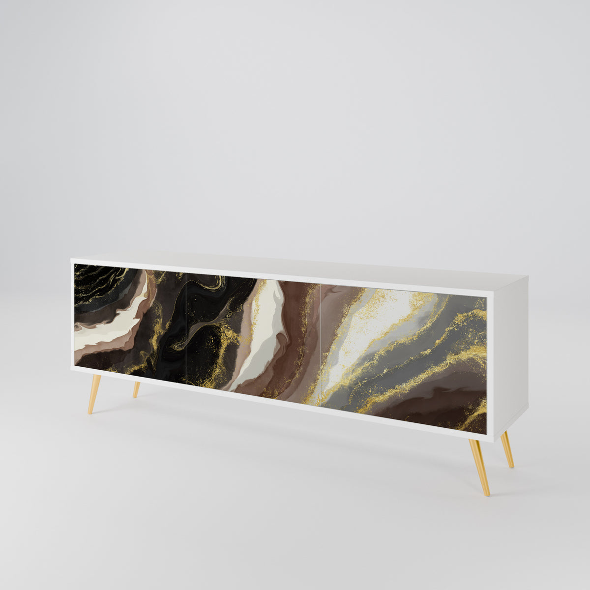 GOLD DUST 3-Door TV Cabinet