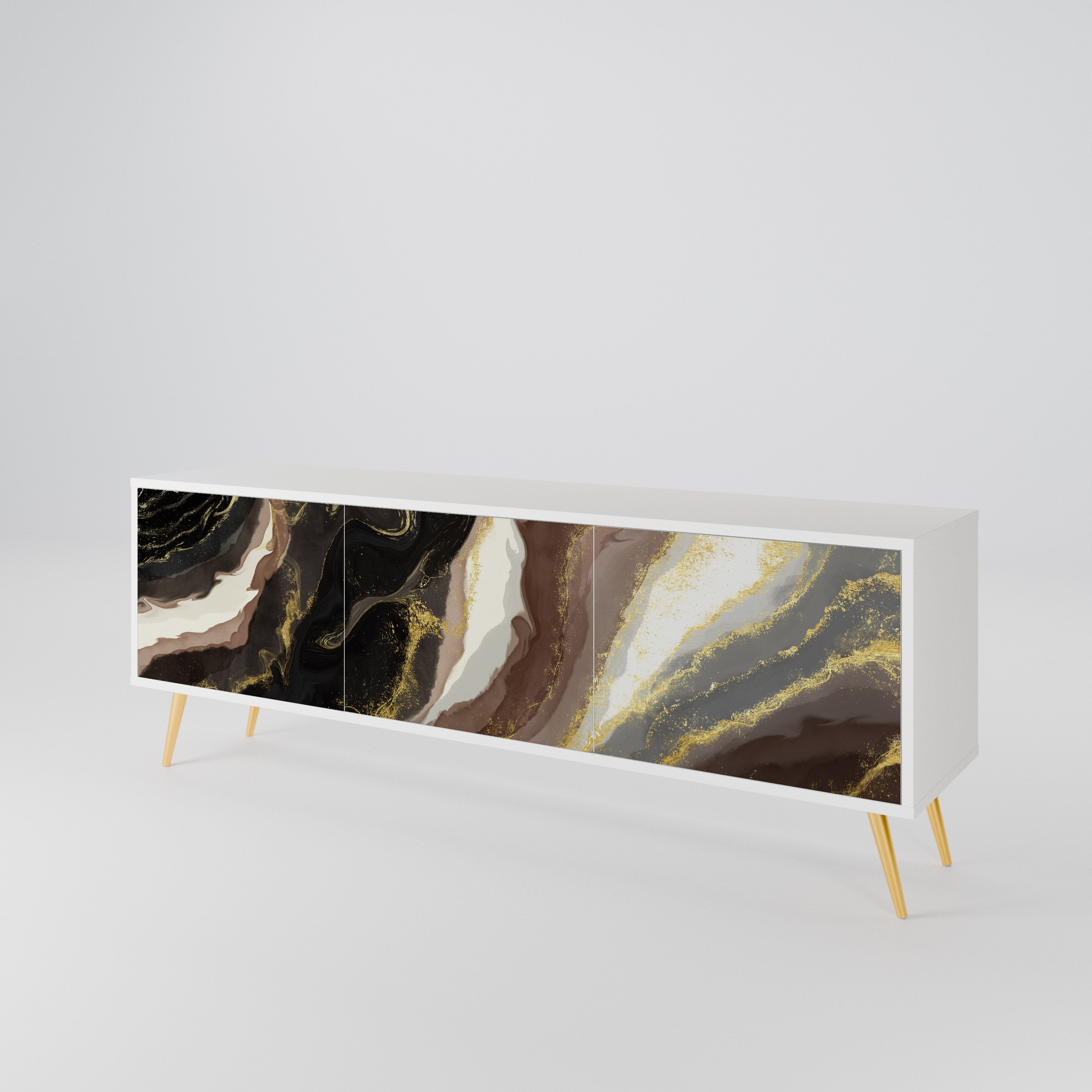 GOLD DUST 3-Door TV Cabinet