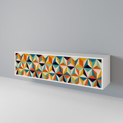 TESSELATE TREASURES 3-Door TV Cabinet