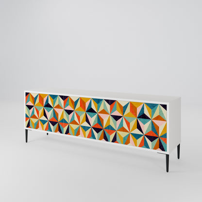 TESSELATE TREASURES 3-Door TV Cabinet