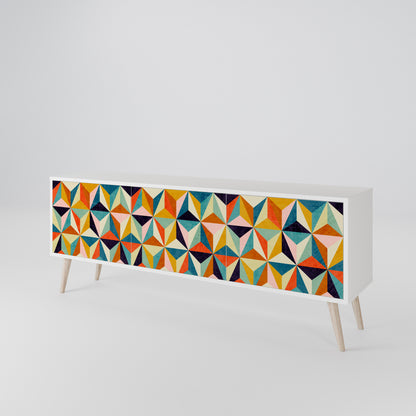 TESSELATE TREASURES 3-Door TV Cabinet