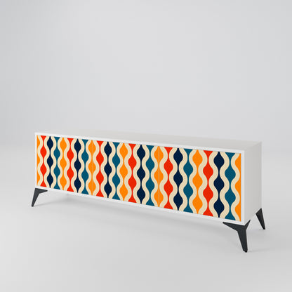 COLORFUL NOSTALGIA 3-Door TV Cabinet