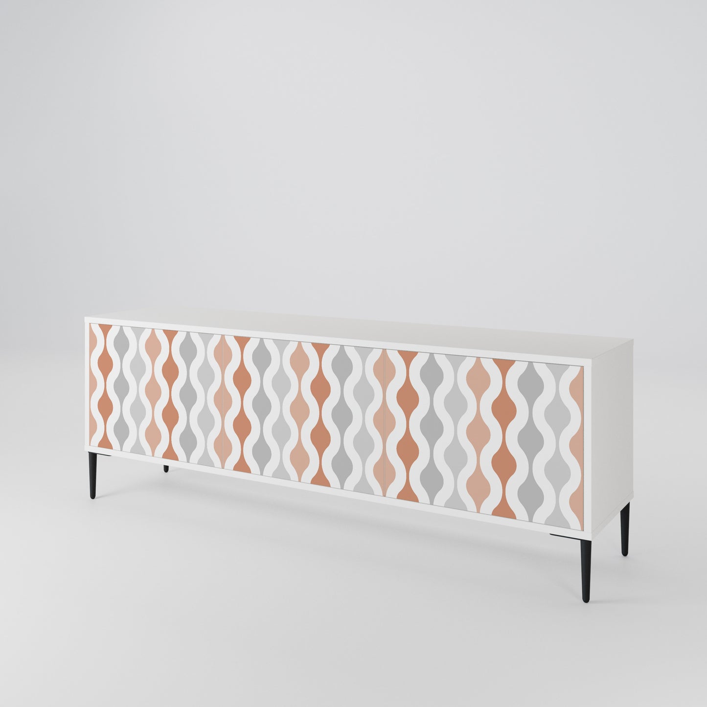 HAZY NOSTALGIA 3-Door TV Cabinet