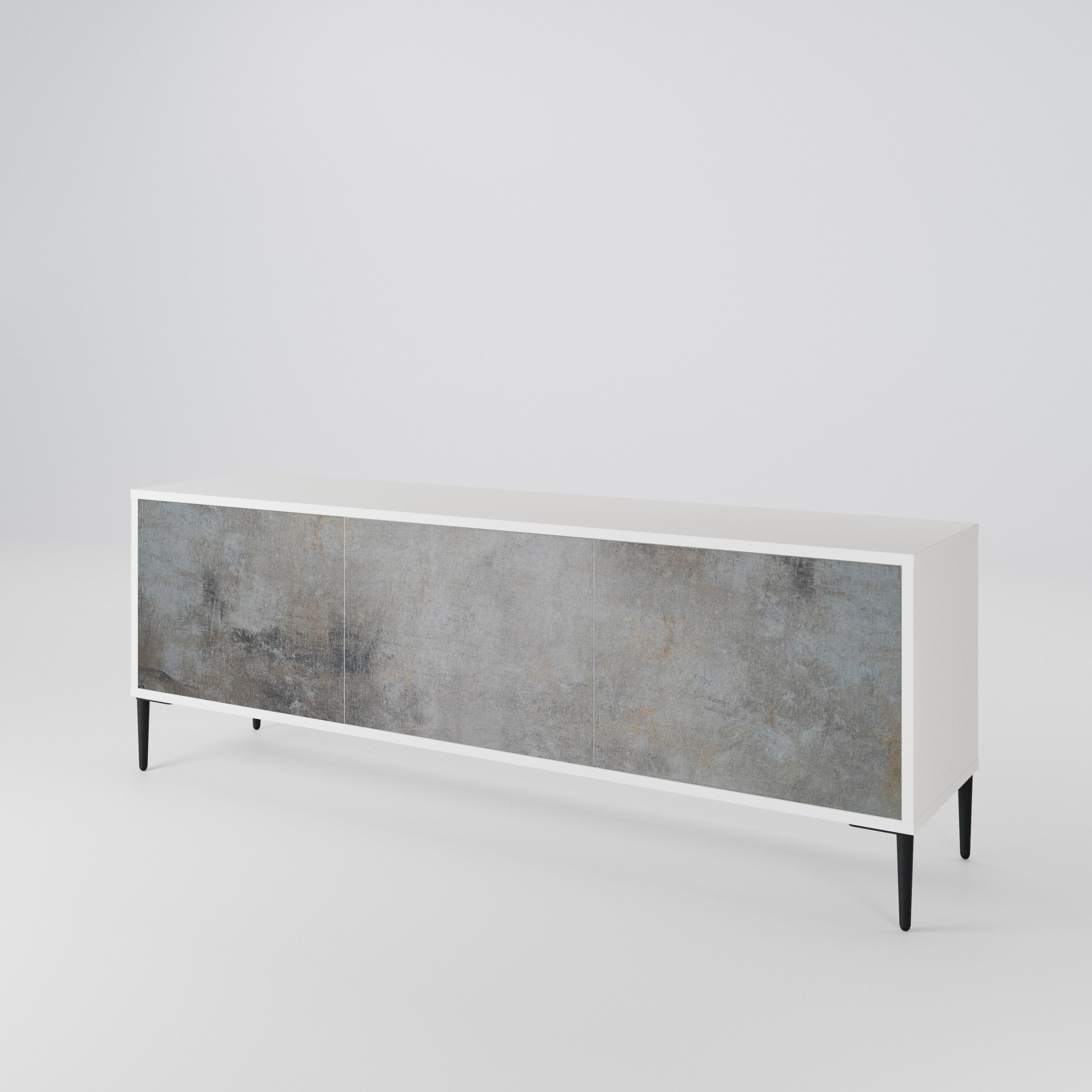 CONCRETE WALL 3-Door TV Cabinet