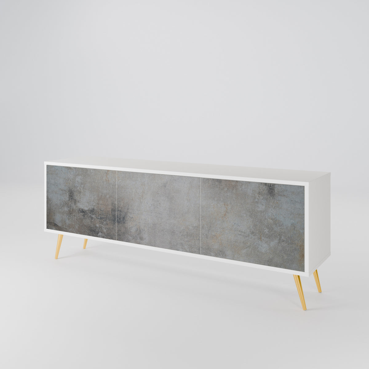 CONCRETE WALL 3-Door TV Cabinet