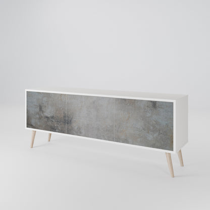 CONCRETE WALL 3-Door TV Cabinet