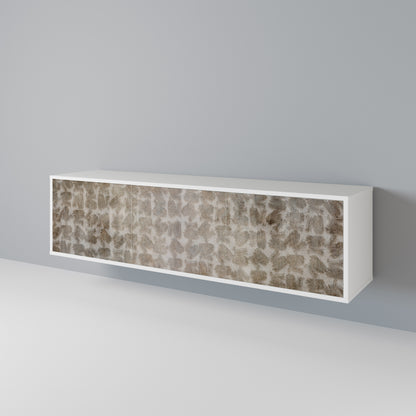 SLIGHTLY BLURRED 3-Door TV Cabinet