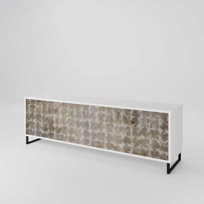 SLIGHTLY BLURRED 3-Door TV Cabinet