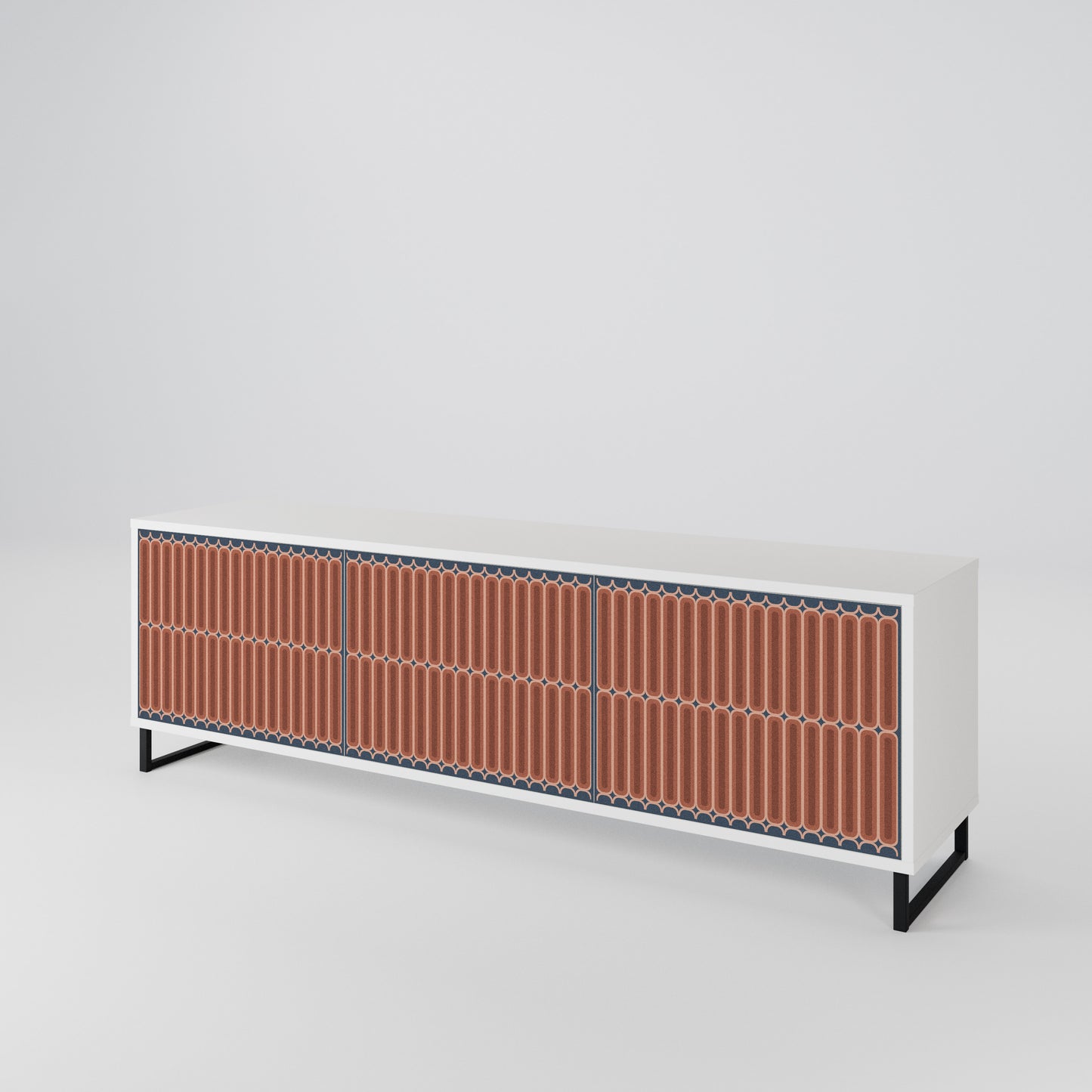 HYPNOTIC GATE 3-Door TV Cabinet