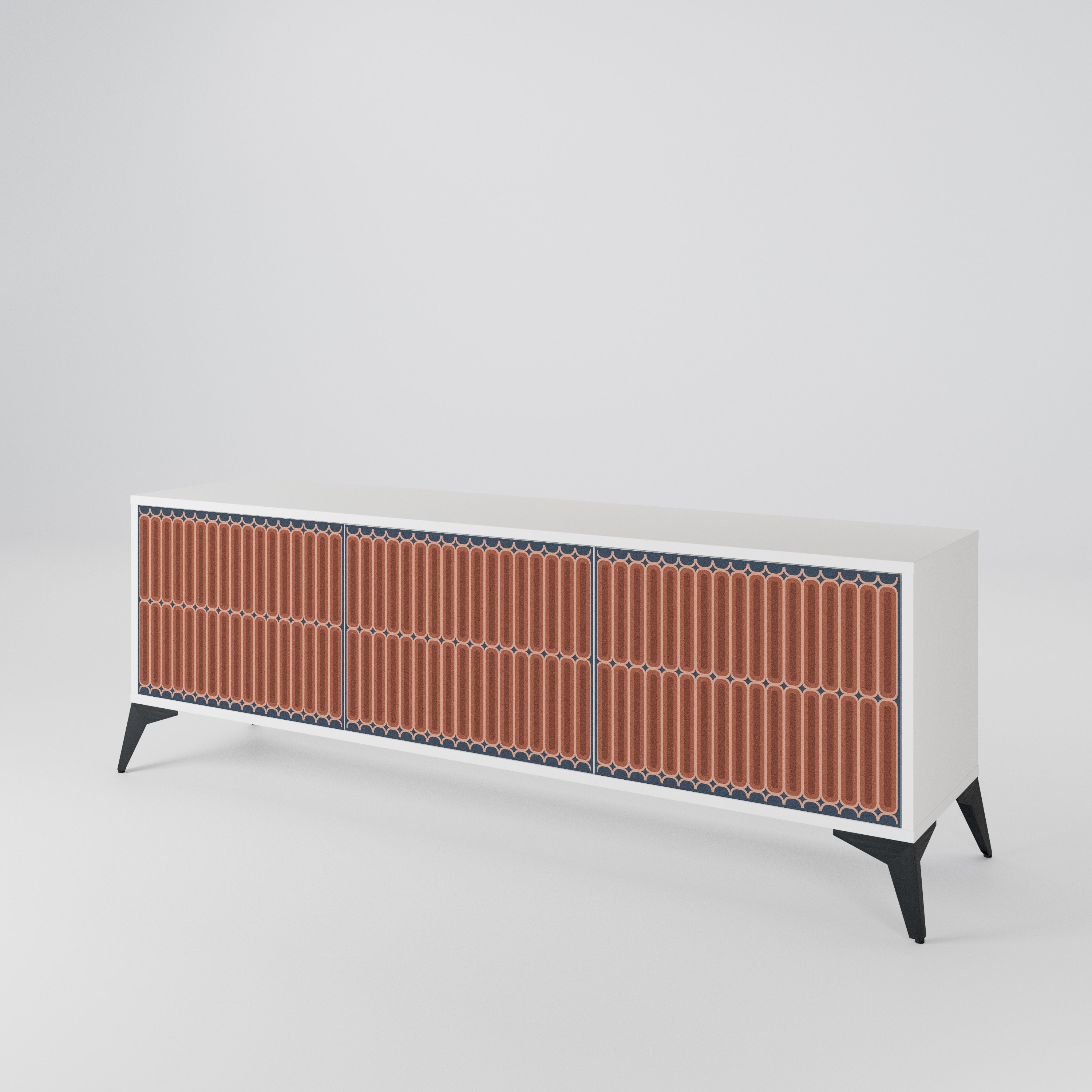 HYPNOTIC GATE 3-Door TV Cabinet