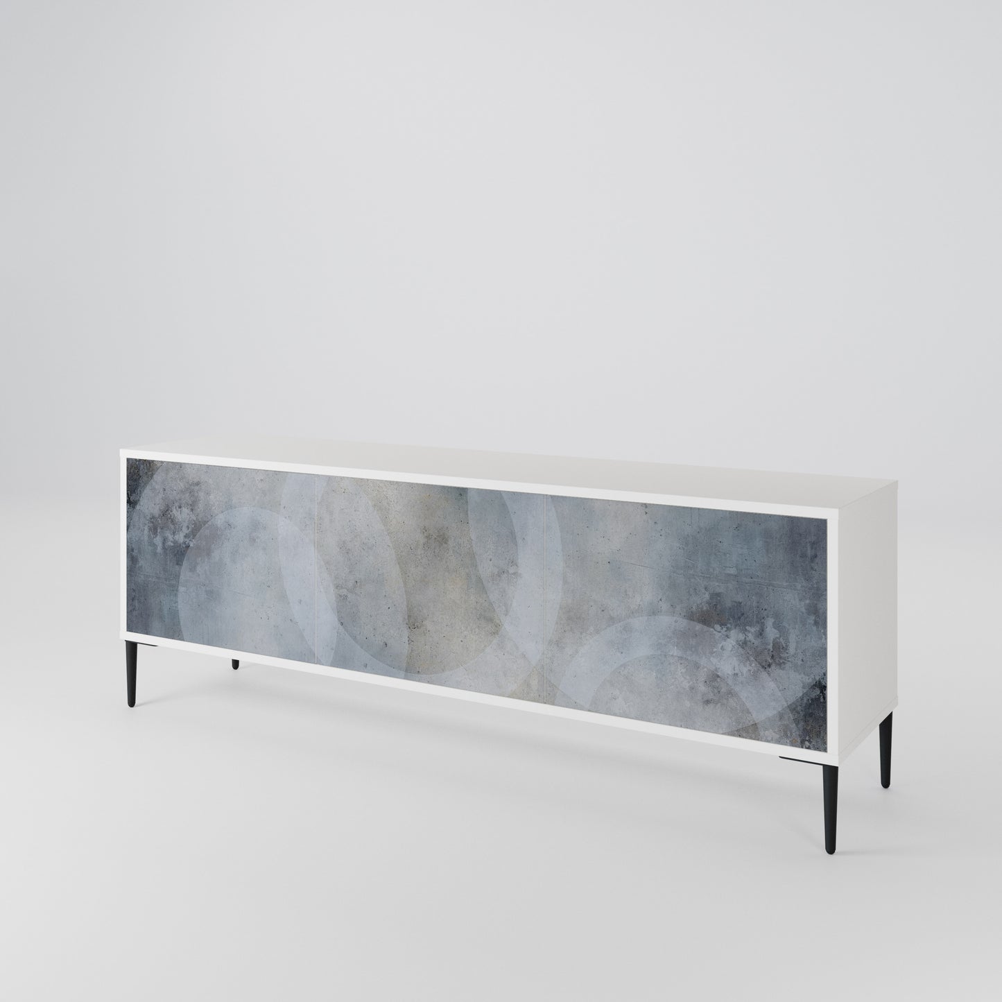 MUTED ARC 3-Door TV Cabinet