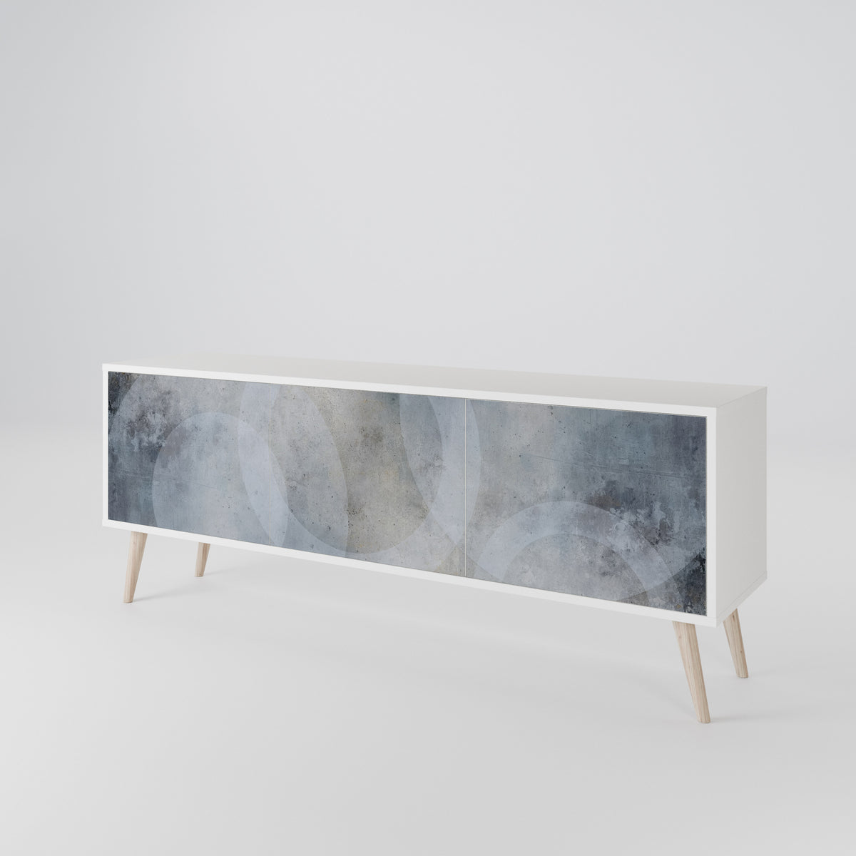 MUTED ARC 3-Door TV Cabinet