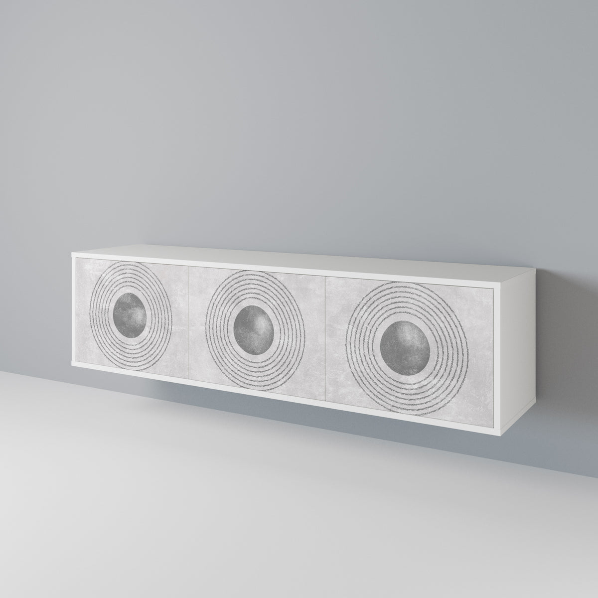SOLID CIRCLES 3-Door TV Cabinet