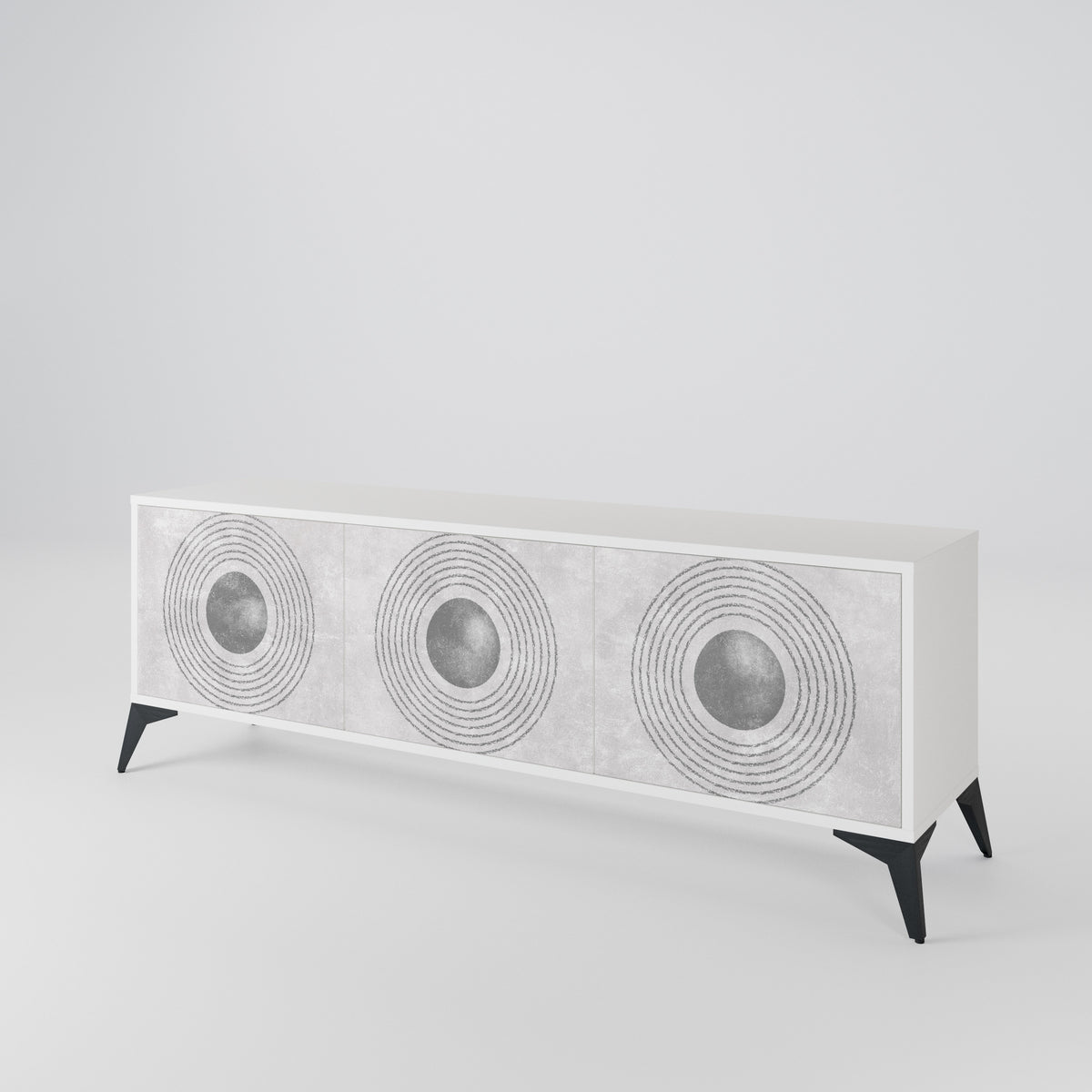 SOLID CIRCLES 3-Door TV Cabinet