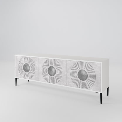 SOLID CIRCLES 3-Door TV Cabinet