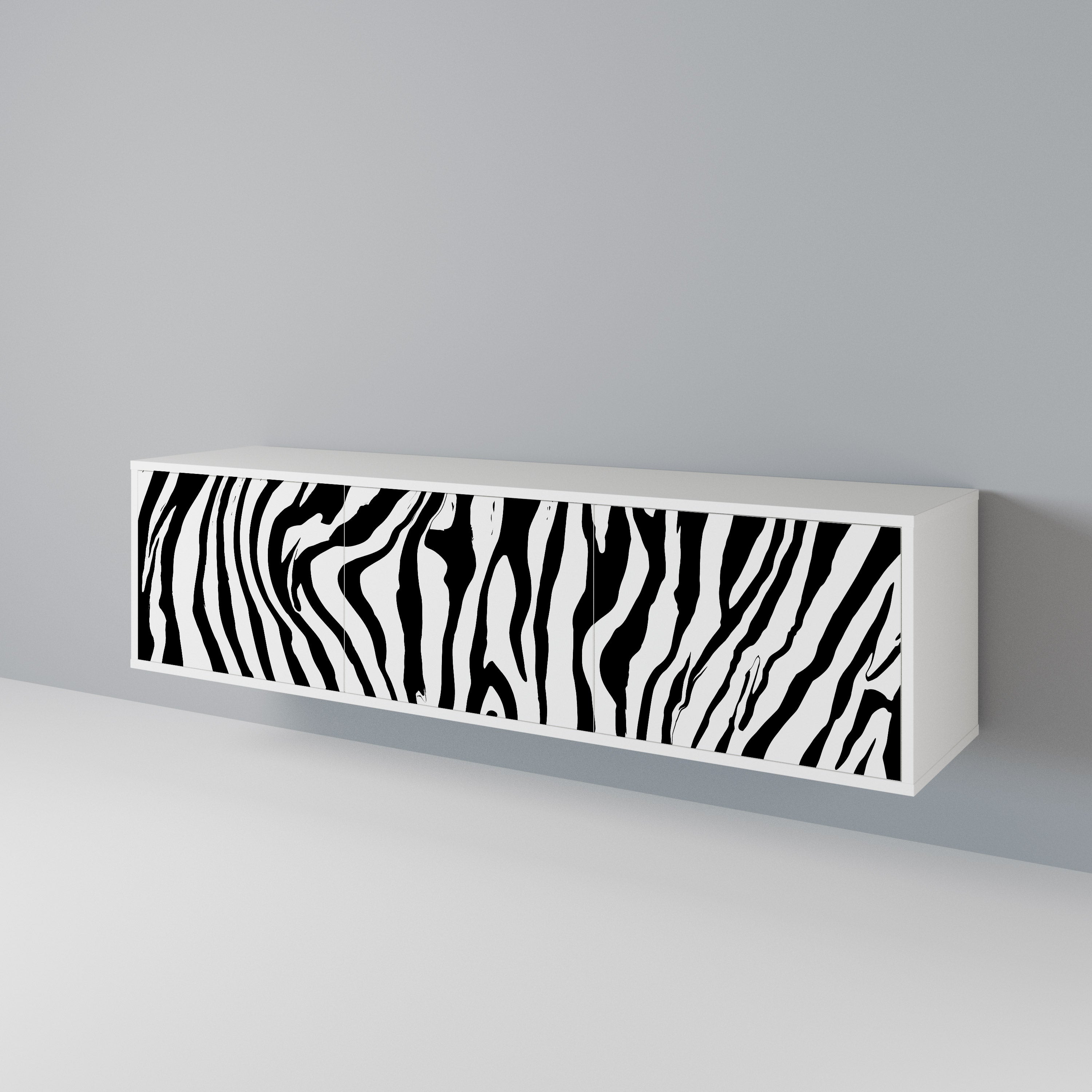 SPLENDID ZEBRA 3-Door TV Cabinet