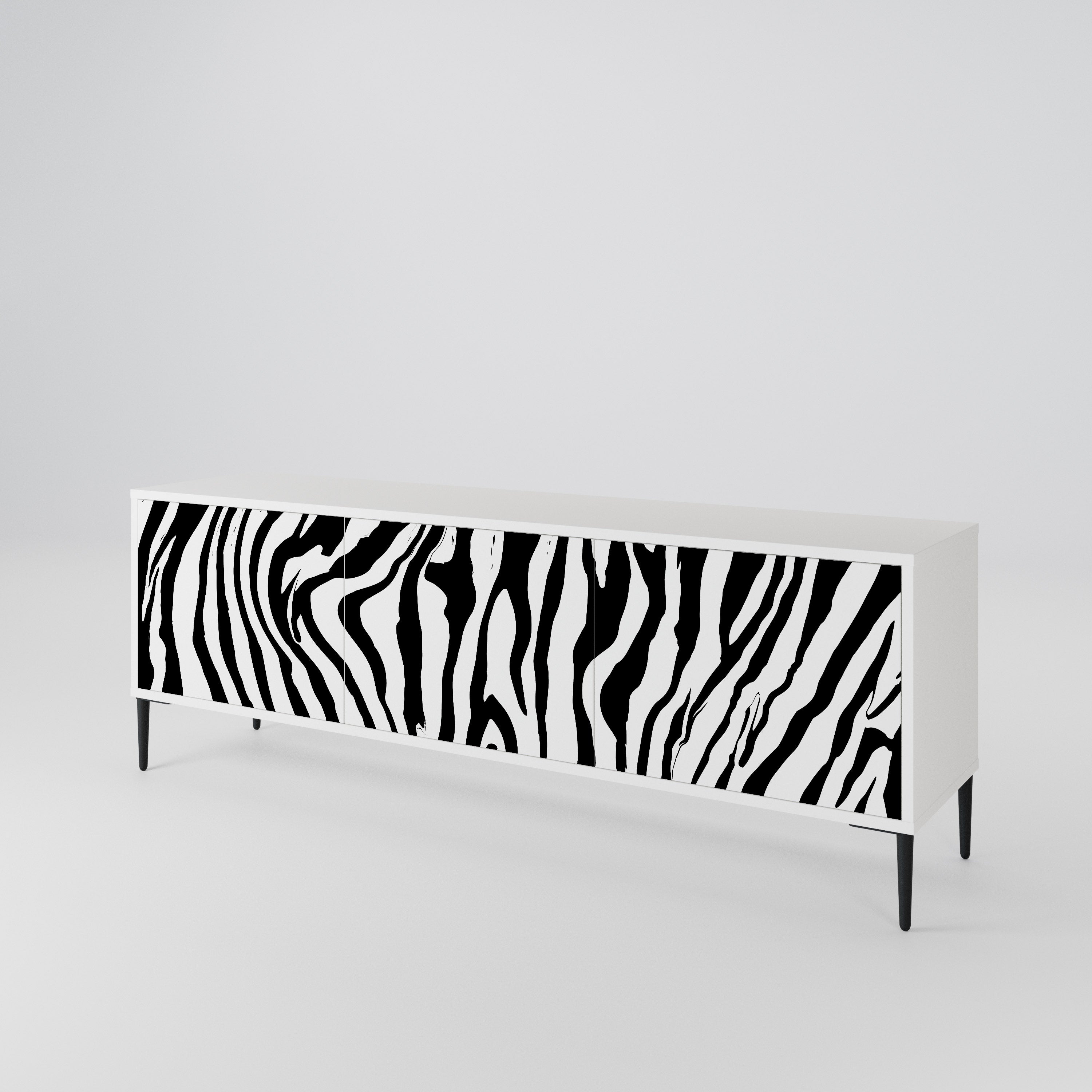 SPLENDID ZEBRA 3-Door TV Cabinet
