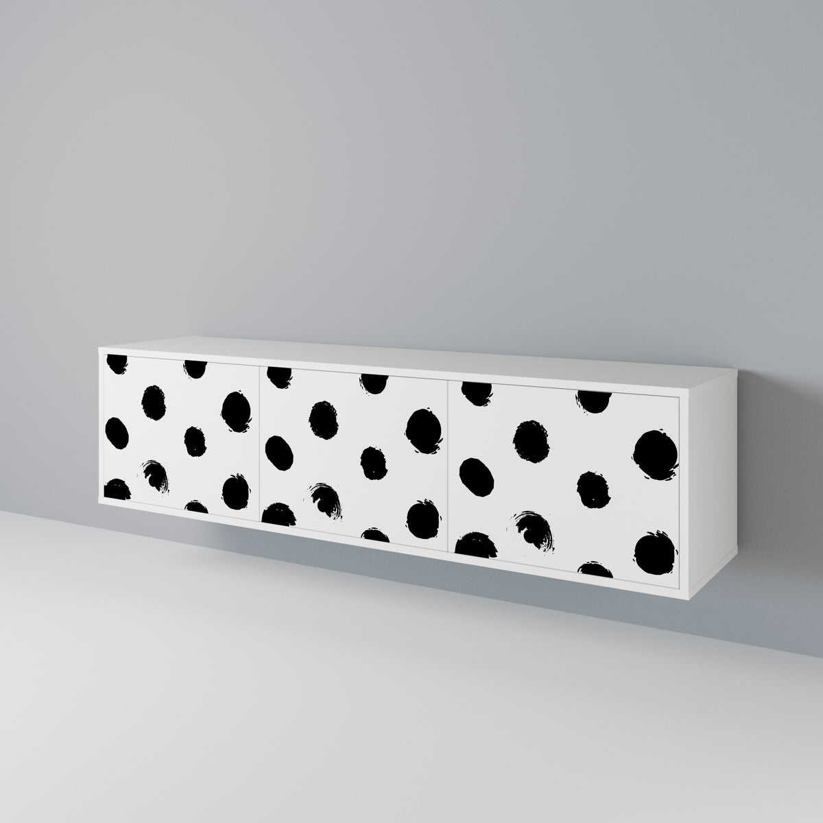 SLIPPING MINUTES 3-Door TV Cabinet