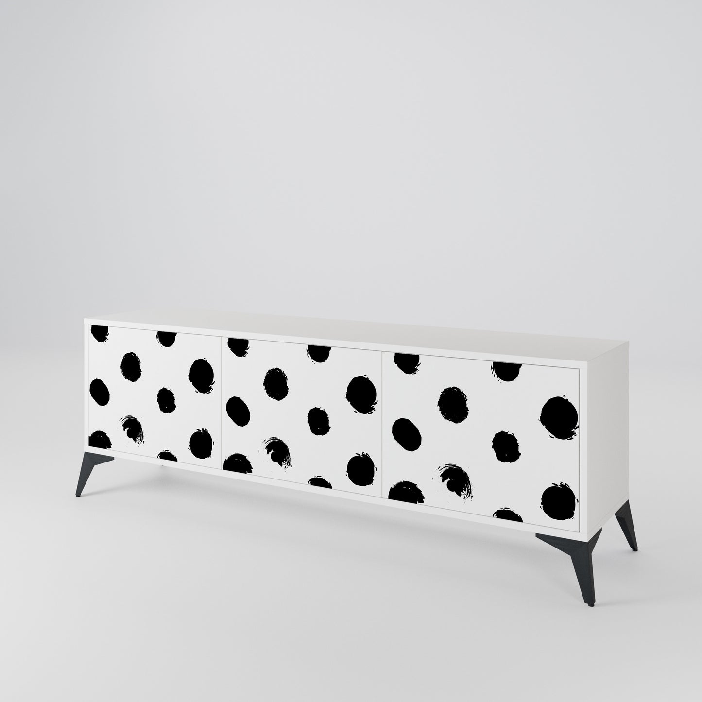 SLIPPING MINUTES 3-Door TV Cabinet