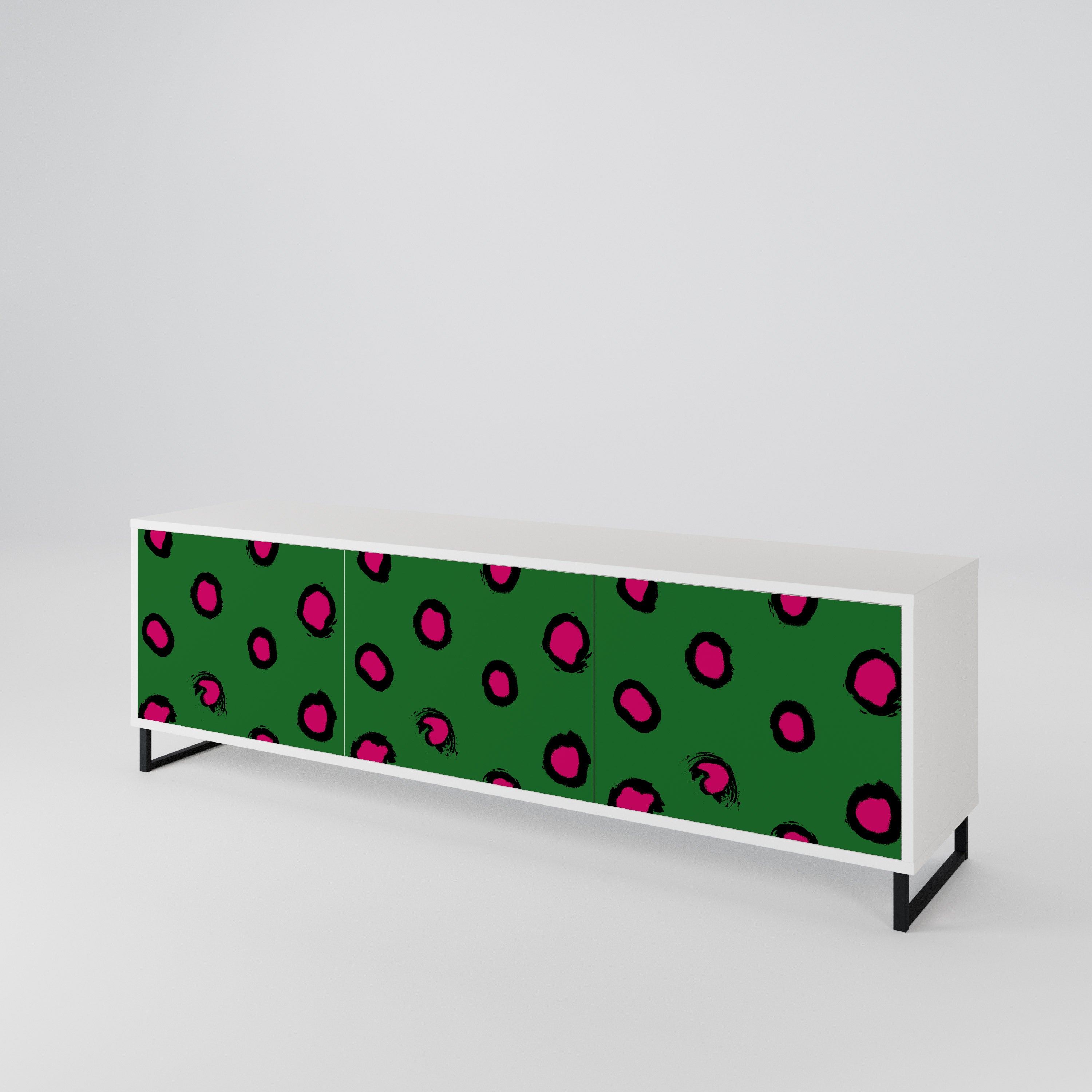 FUNKY SPOTS 3-Door TV Cabinet