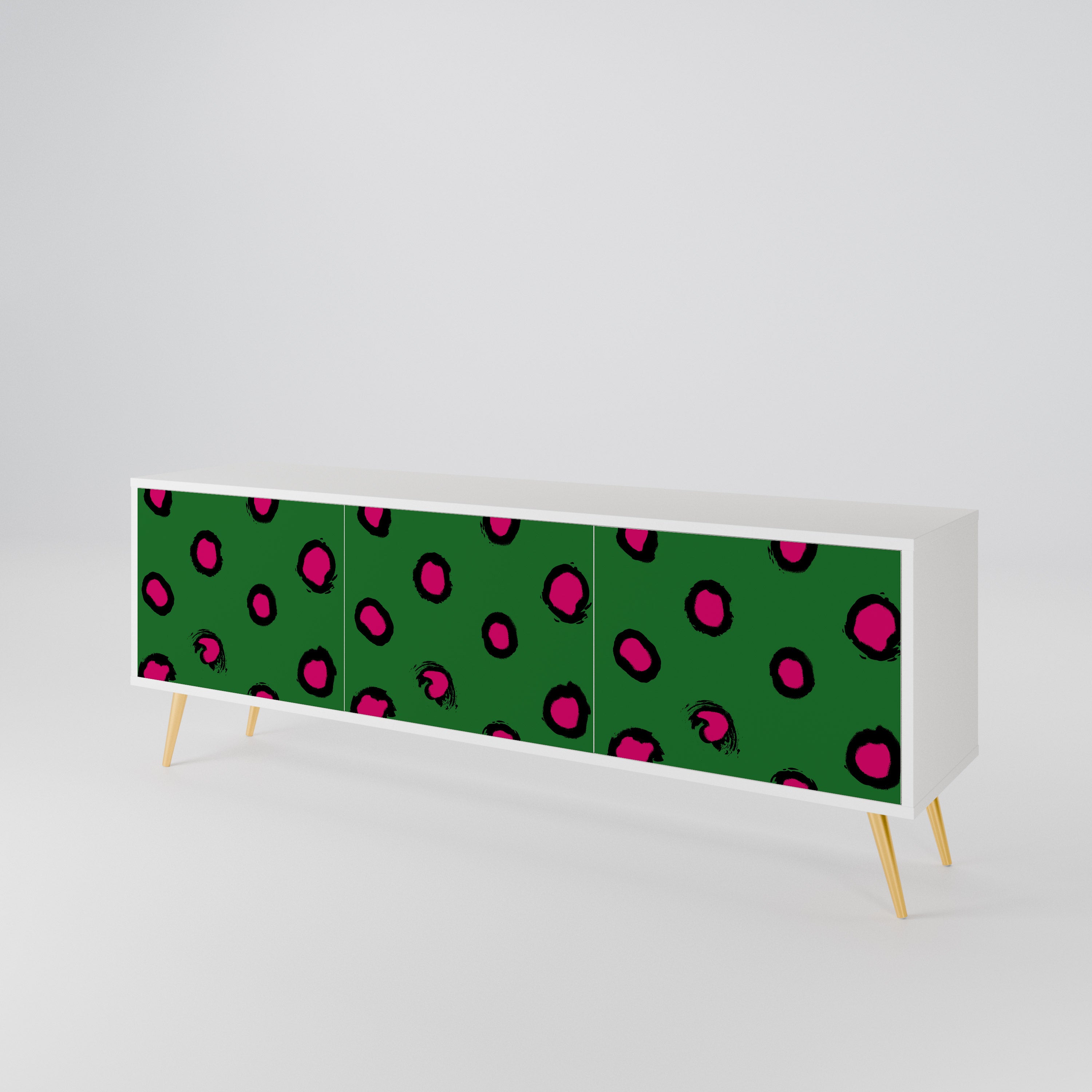 FUNKY SPOTS 3-Door TV Cabinet