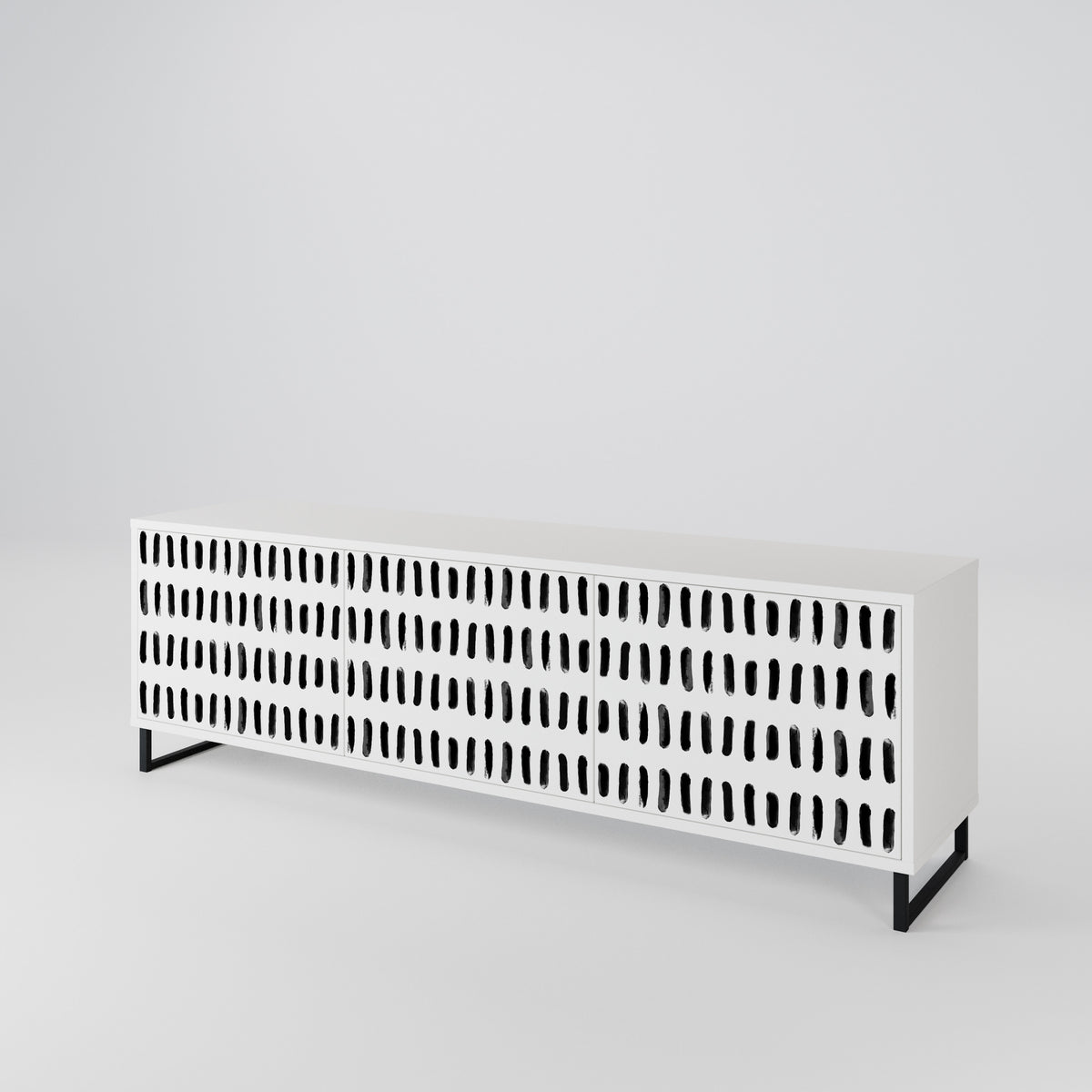 NIGHTY MELODIES 3-Door TV Cabinet