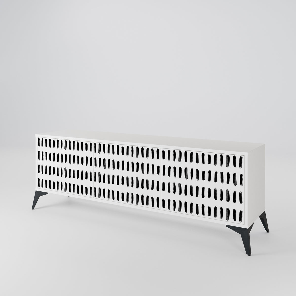 NIGHTY MELODIES 3-Door TV Cabinet