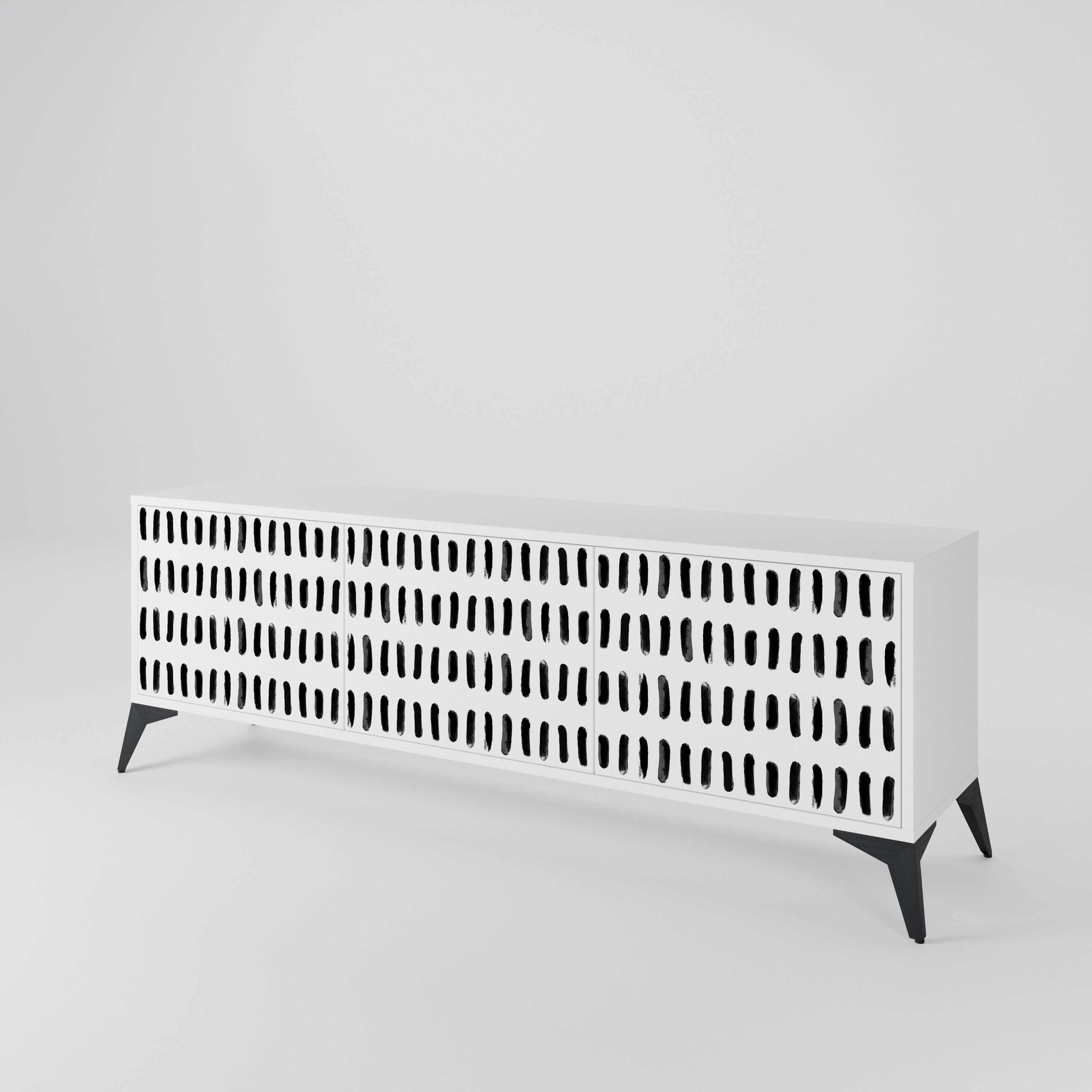 NIGHTY MELODIES 3-Door TV Cabinet