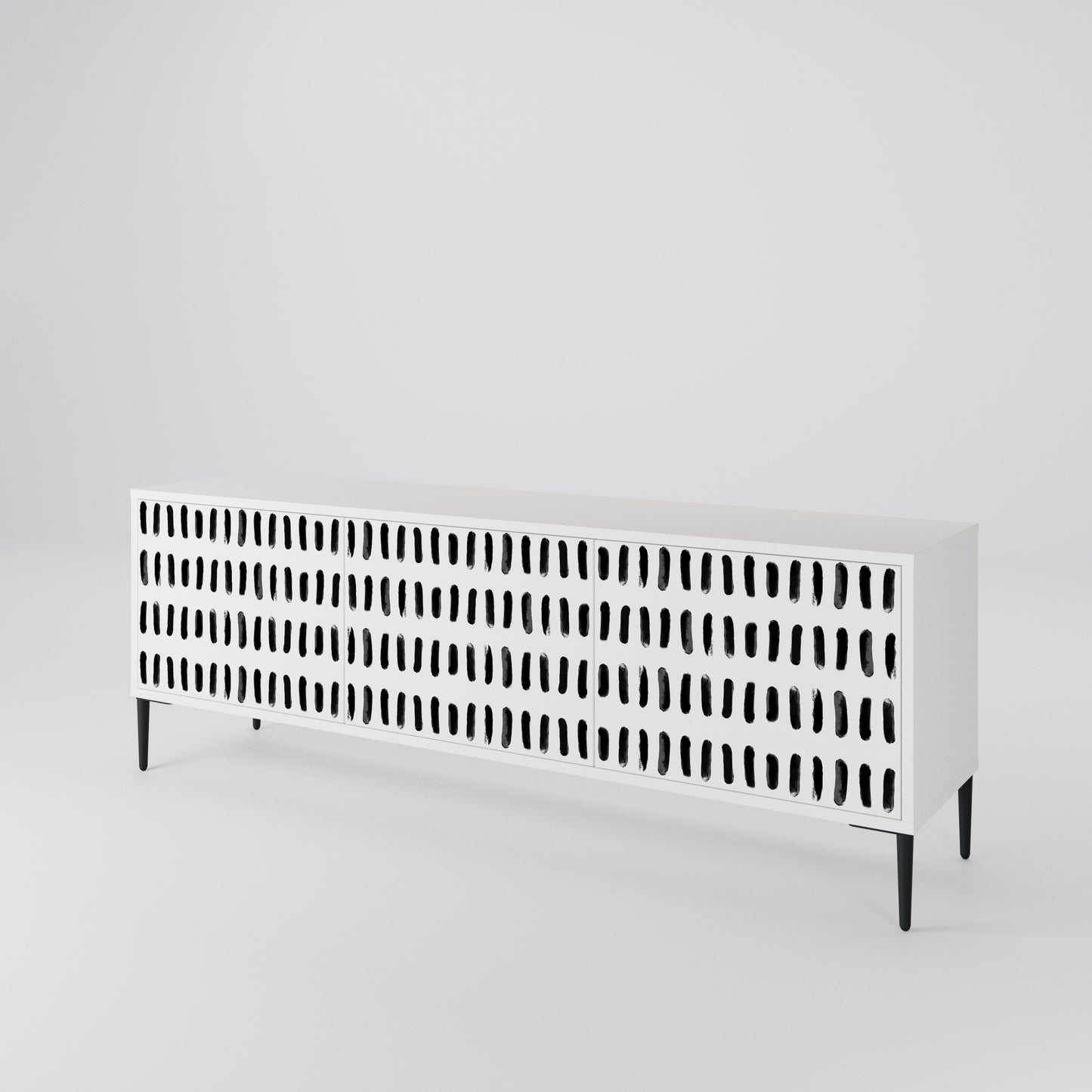 NIGHTY MELODIES 3-Door TV Cabinet
