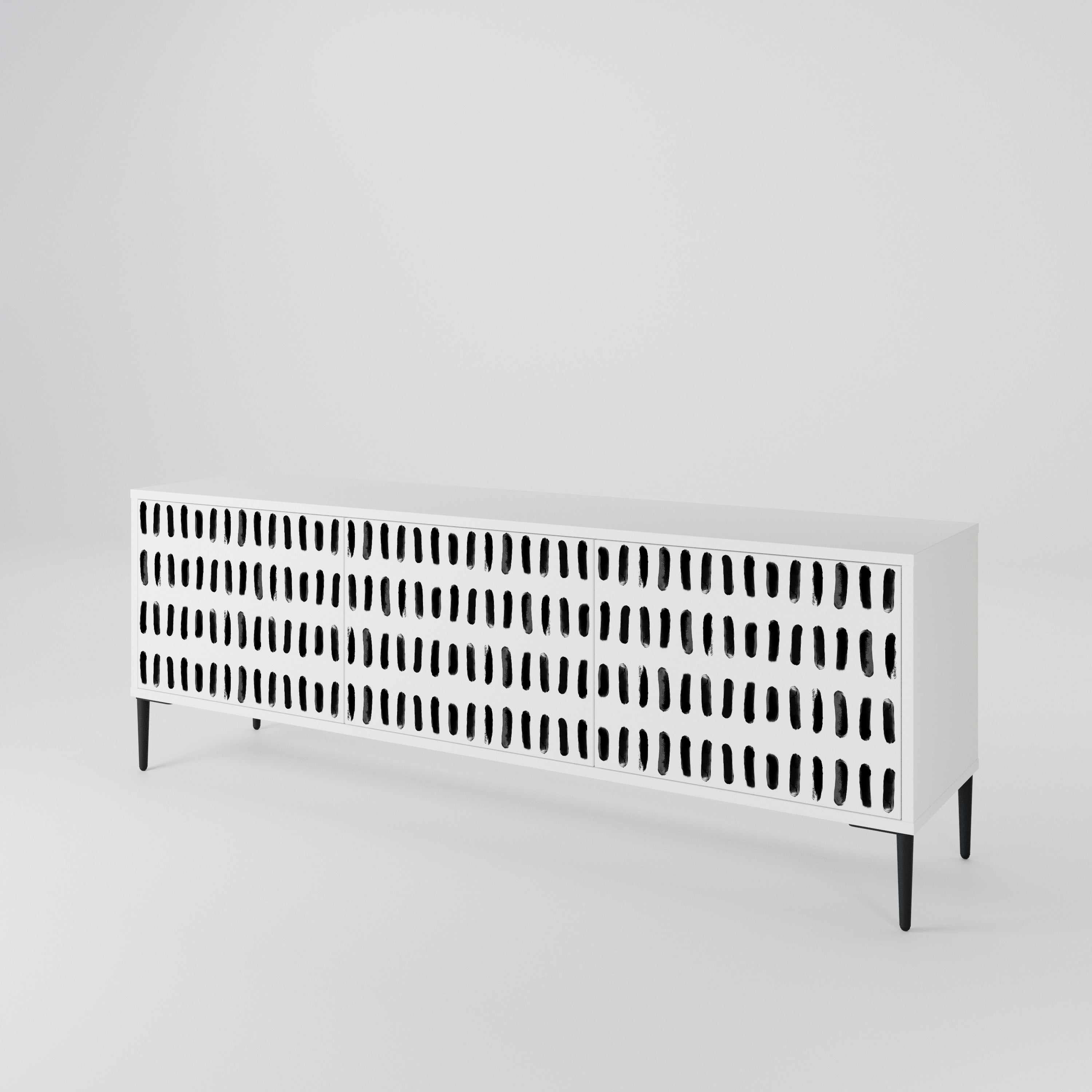 NIGHTY MELODIES 3-Door TV Cabinet