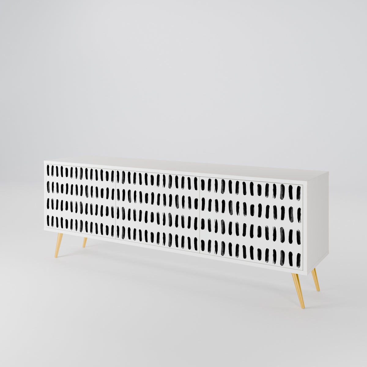 NIGHTY MELODIES 3-Door TV Cabinet