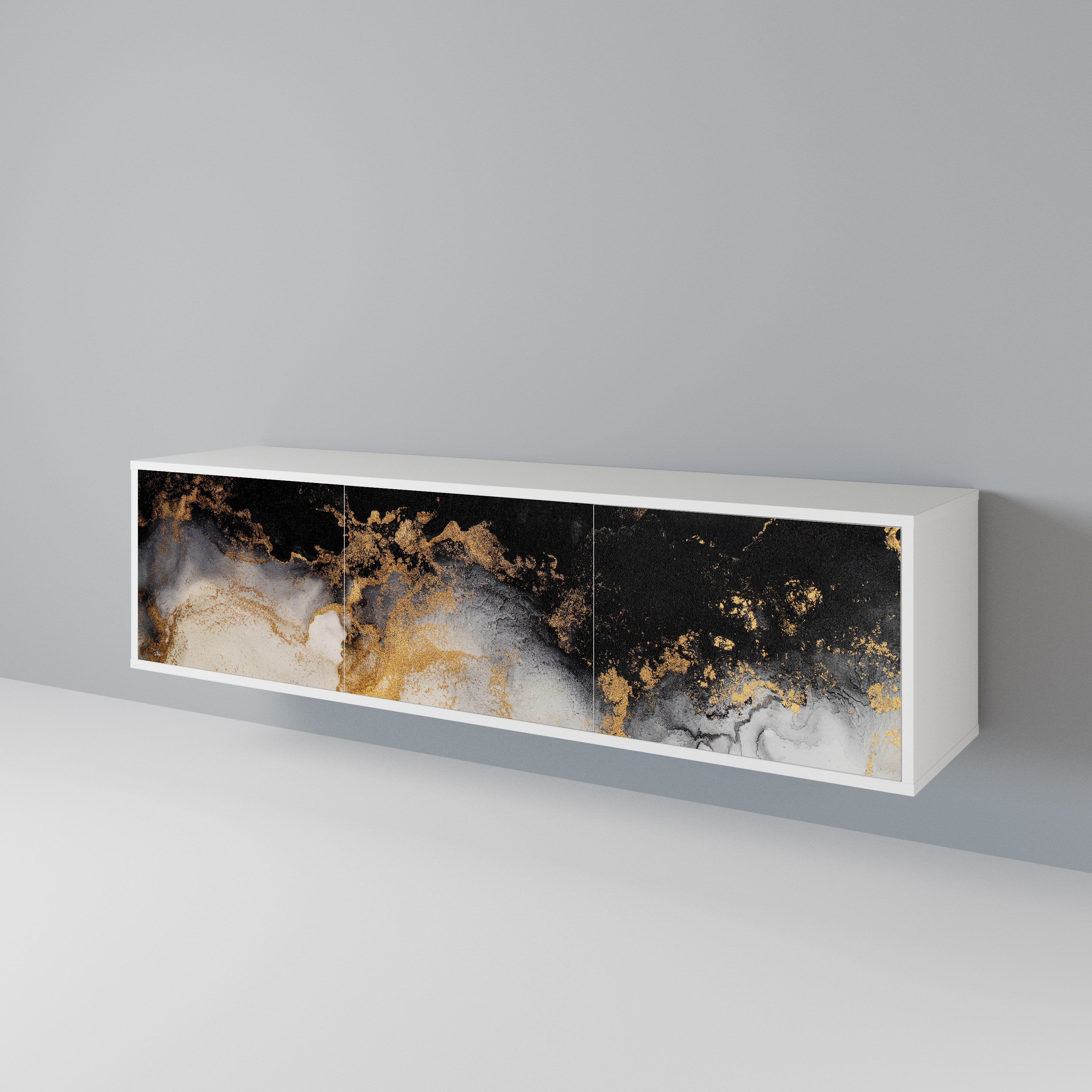 MARBLE OF TOMMORROW 3-Door TV Cabinet