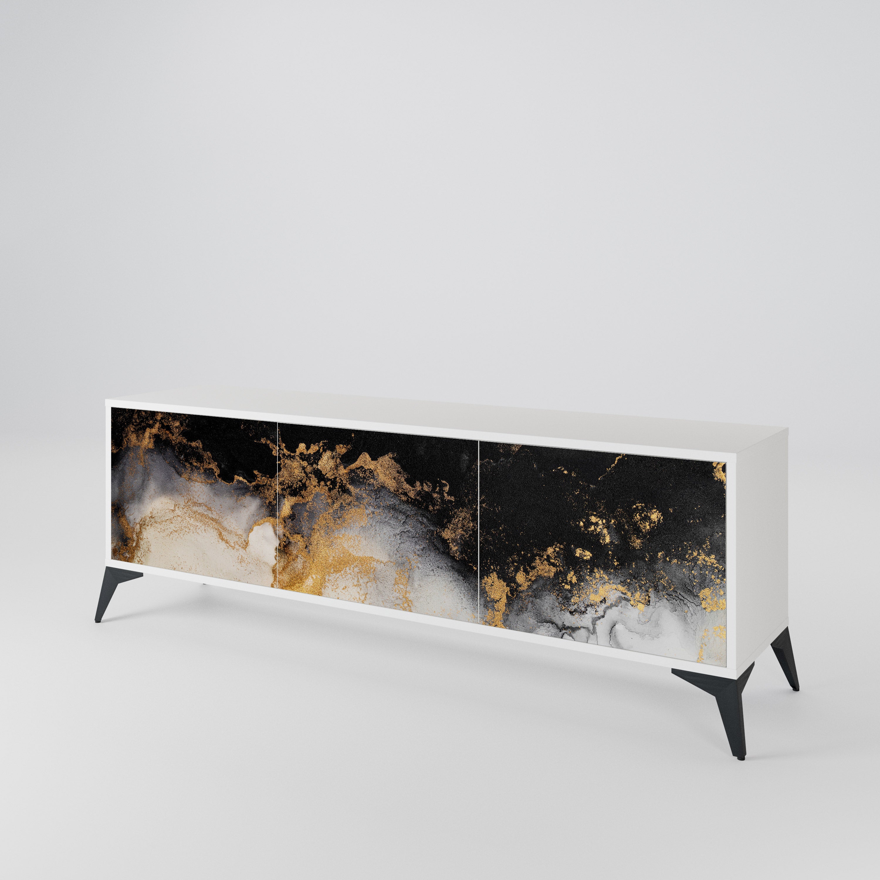 MARBLE OF TOMMORROW 3-Door TV Cabinet