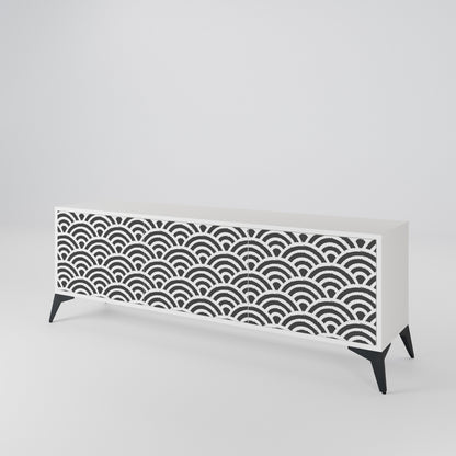 GLOOMY HOST 3-Door TV Cabinet