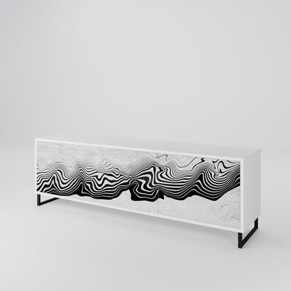 MONOCHROME MIRAGE 3-Door TV Cabinet