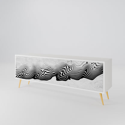 MONOCHROME MIRAGE 3-Door TV Cabinet