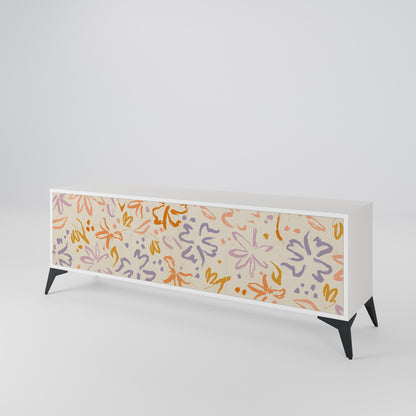 SPRING WHIMSY 3-Door TV Cabinet