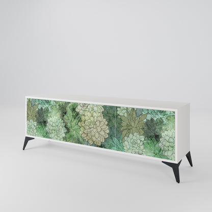 SUCCULENT CLUSTER 3-Door TV Cabinet