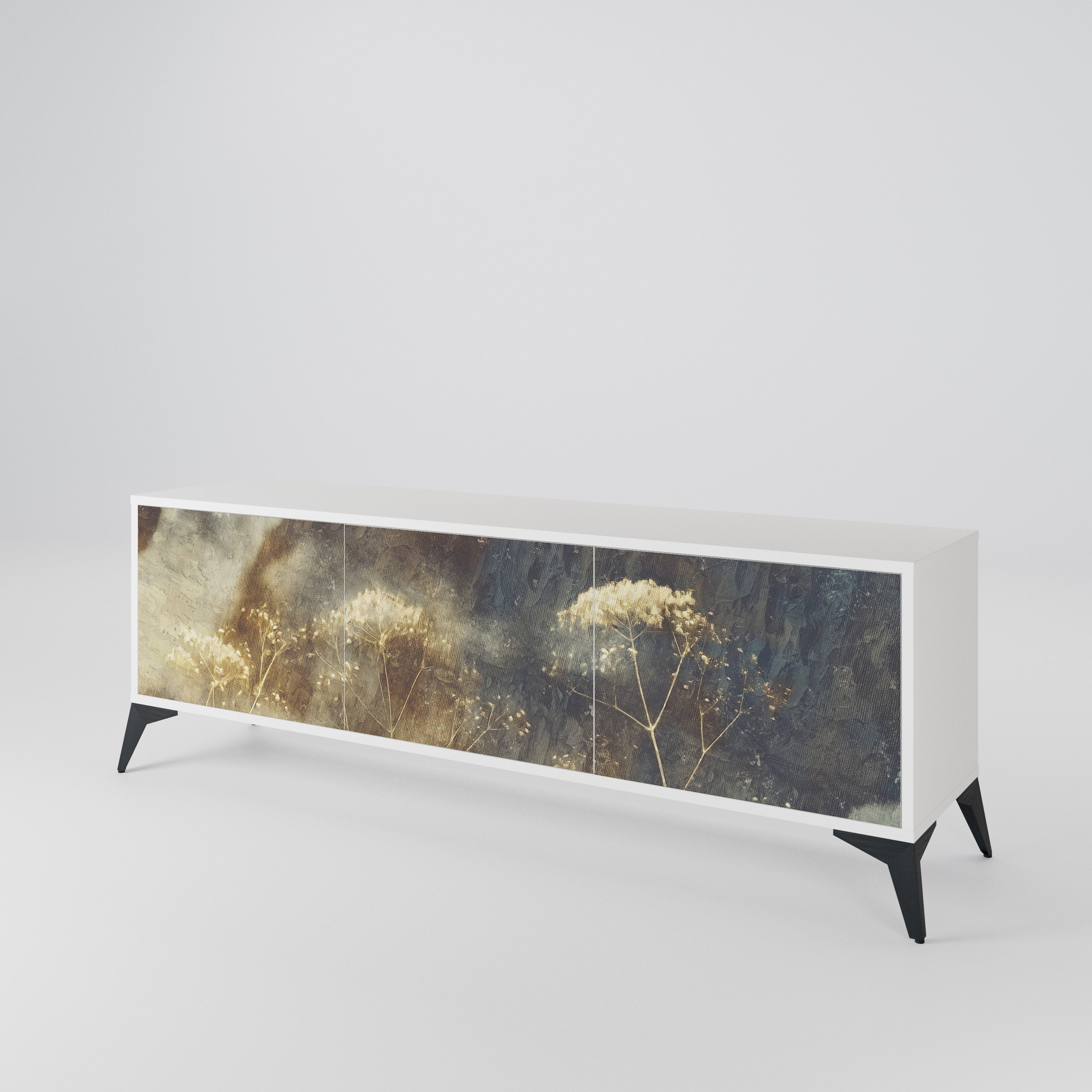 GENTLE POWER 3-Door TV Cabinet