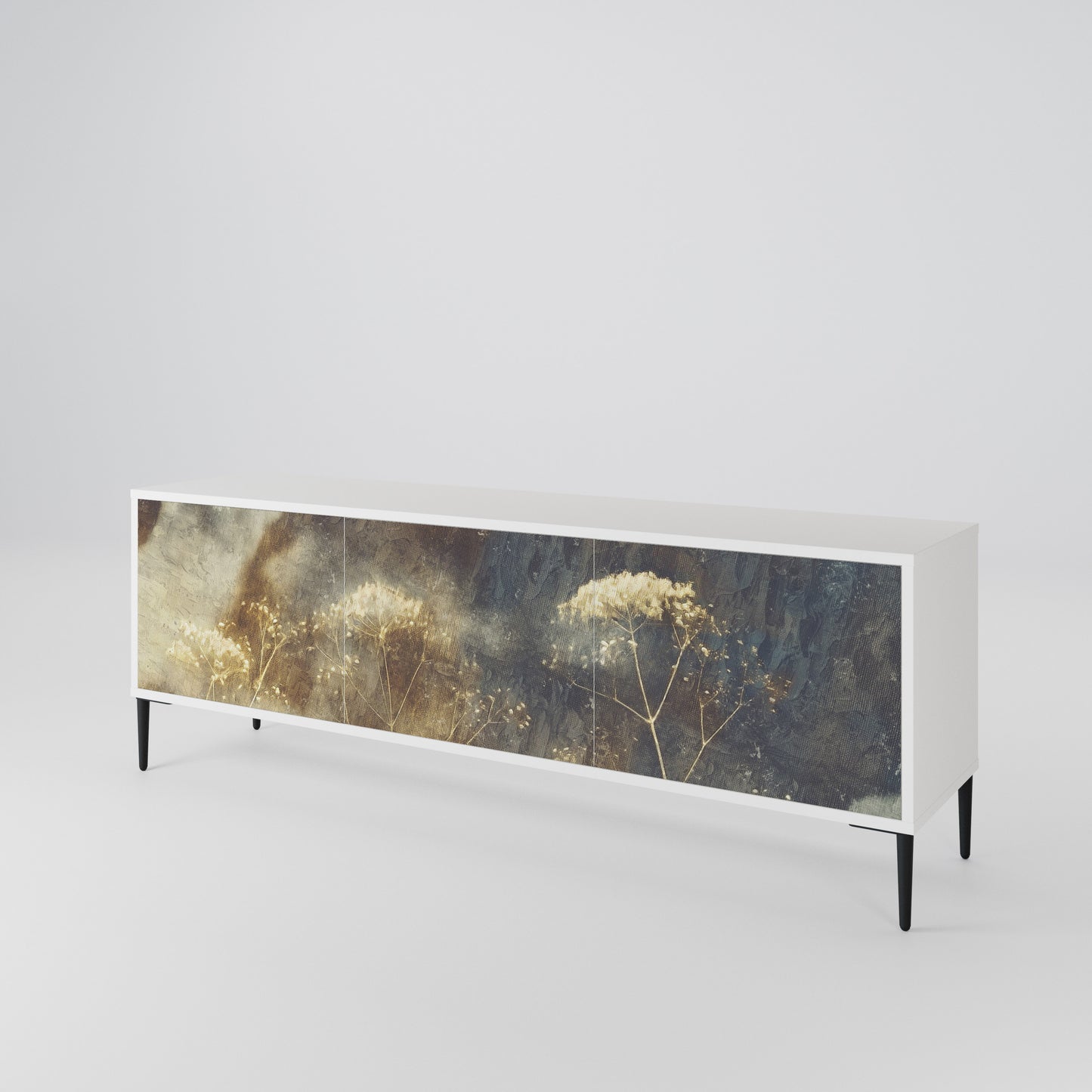 GENTLE POWER 3-Door TV Cabinet