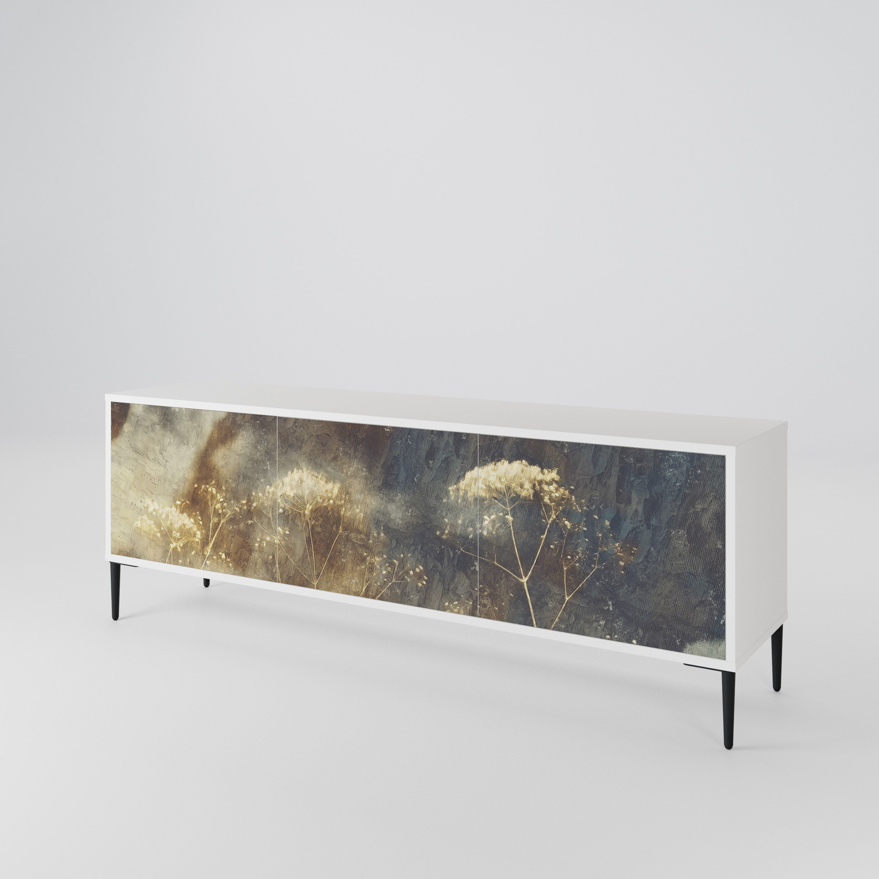 GENTLE POWER 3-Door TV Cabinet
