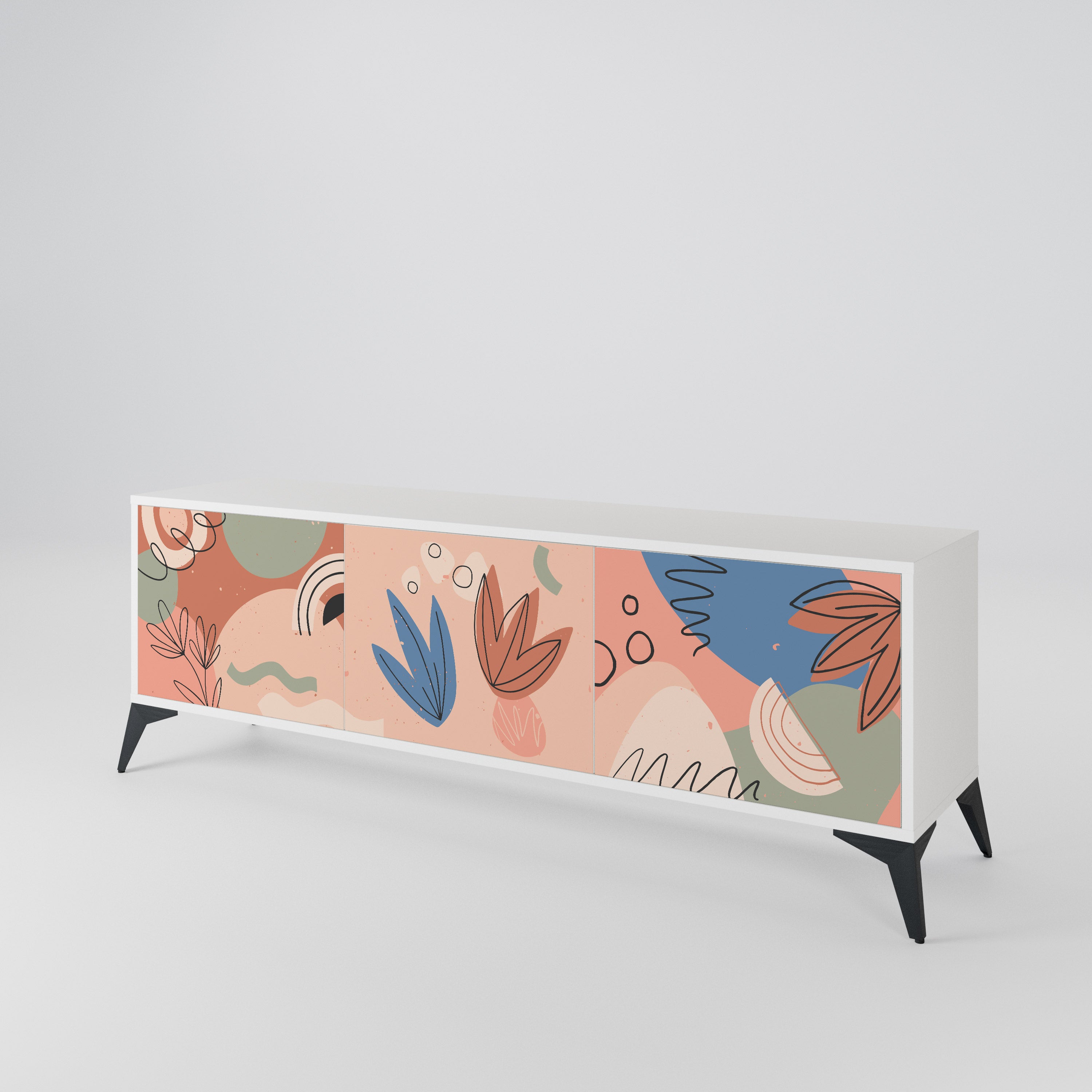 PASTEL DESTINY 3-Door TV Cabinet
