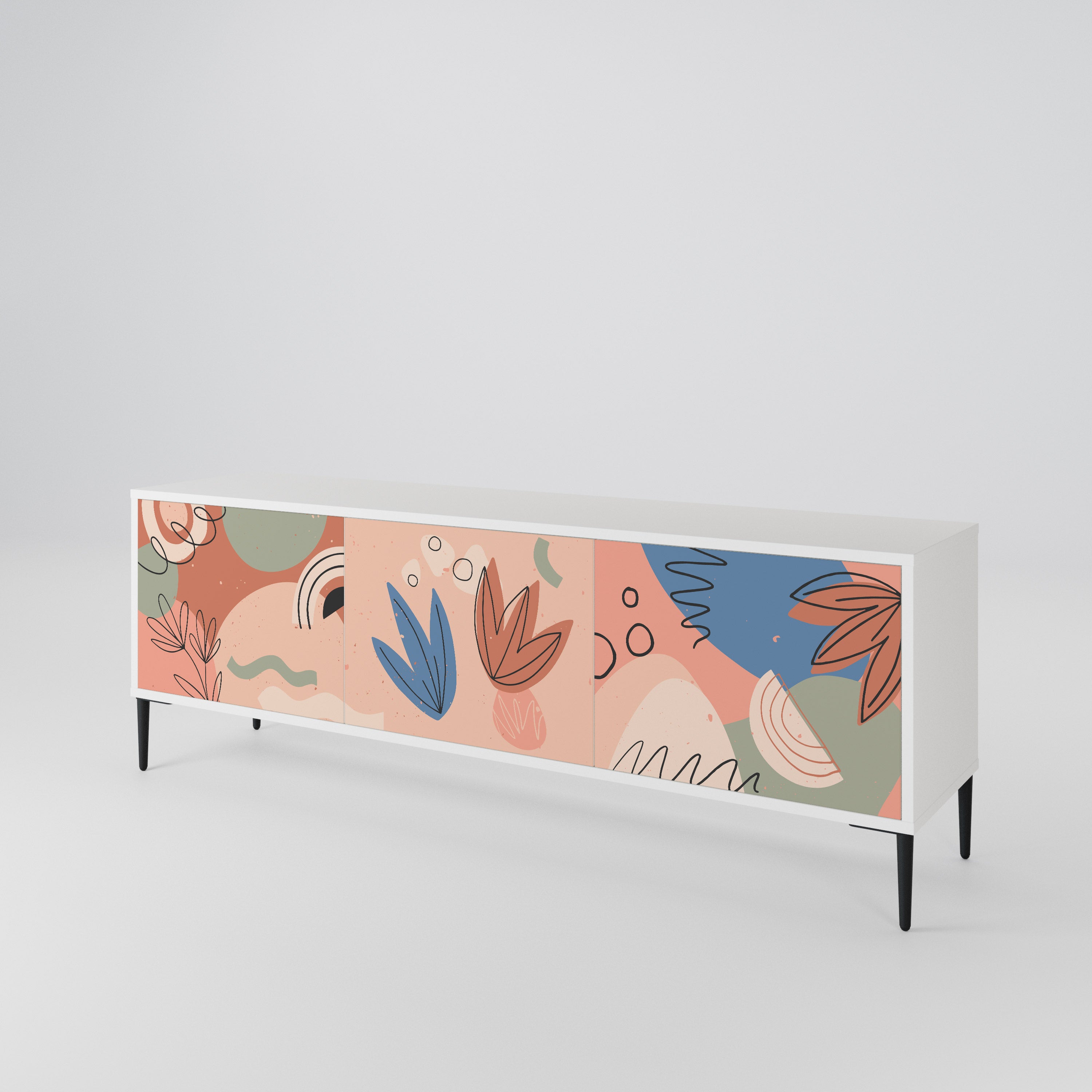 PASTEL DESTINY 3-Door TV Cabinet