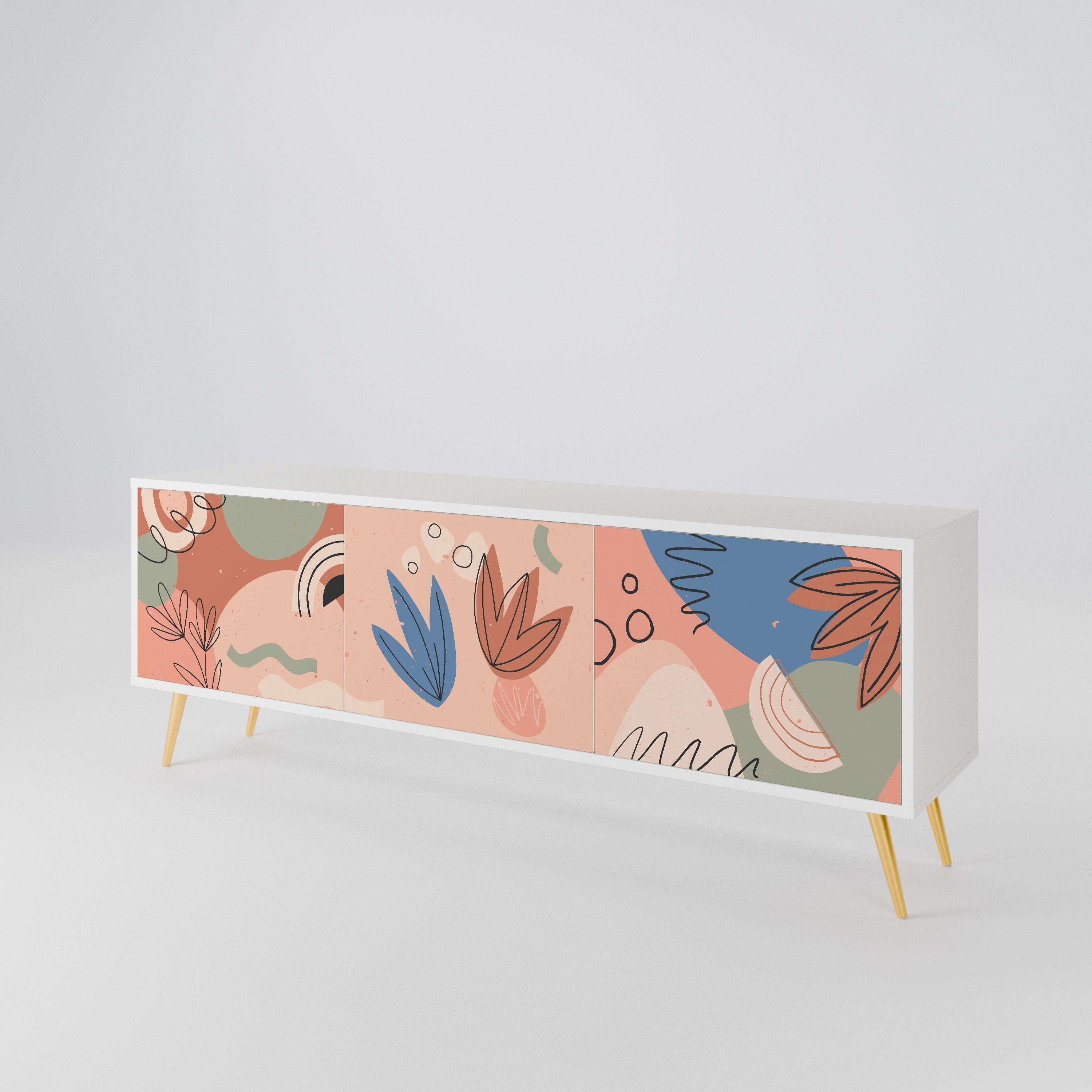 PASTEL DESTINY 3-Door TV Cabinet