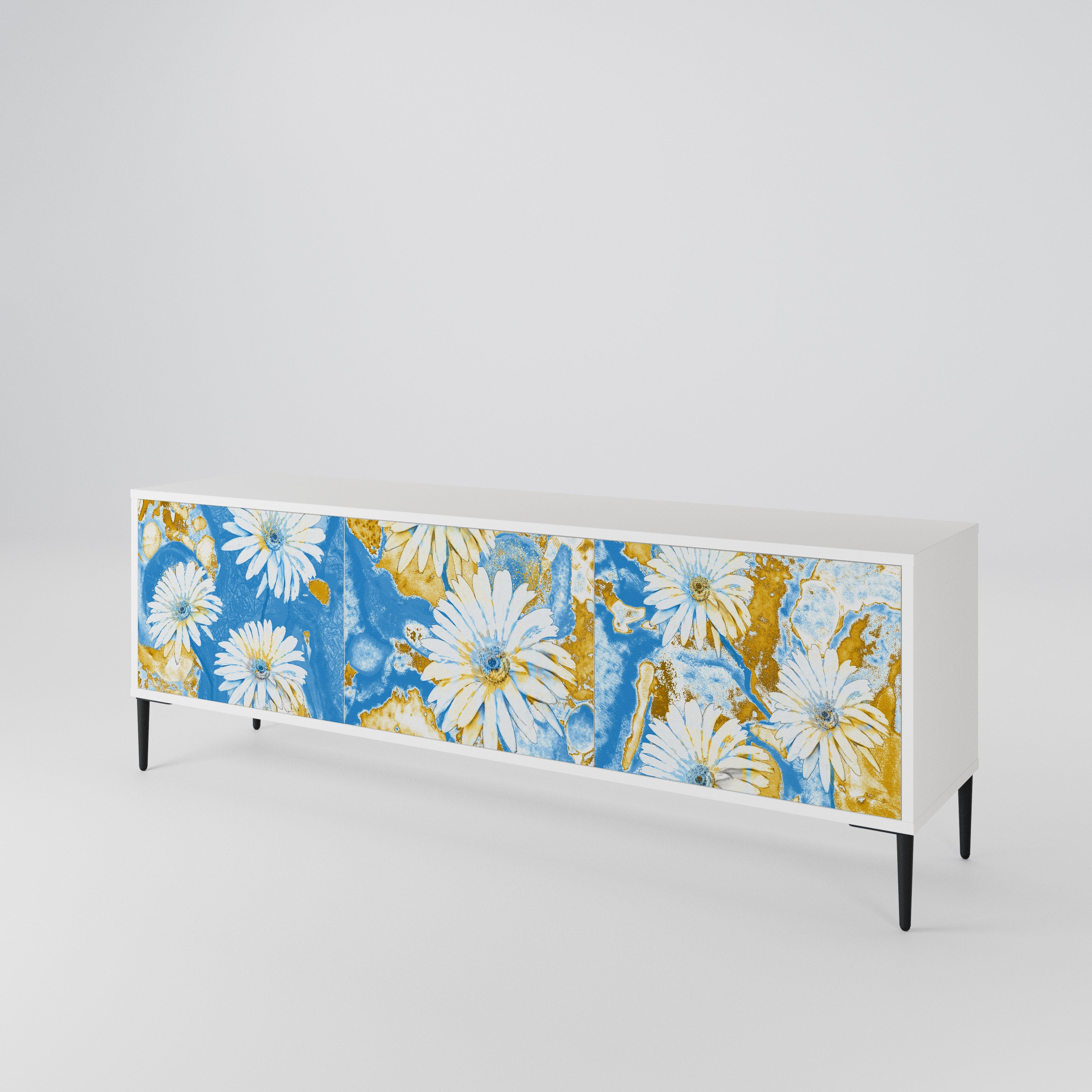 DAISY LUXE 3-Door TV Cabinet
