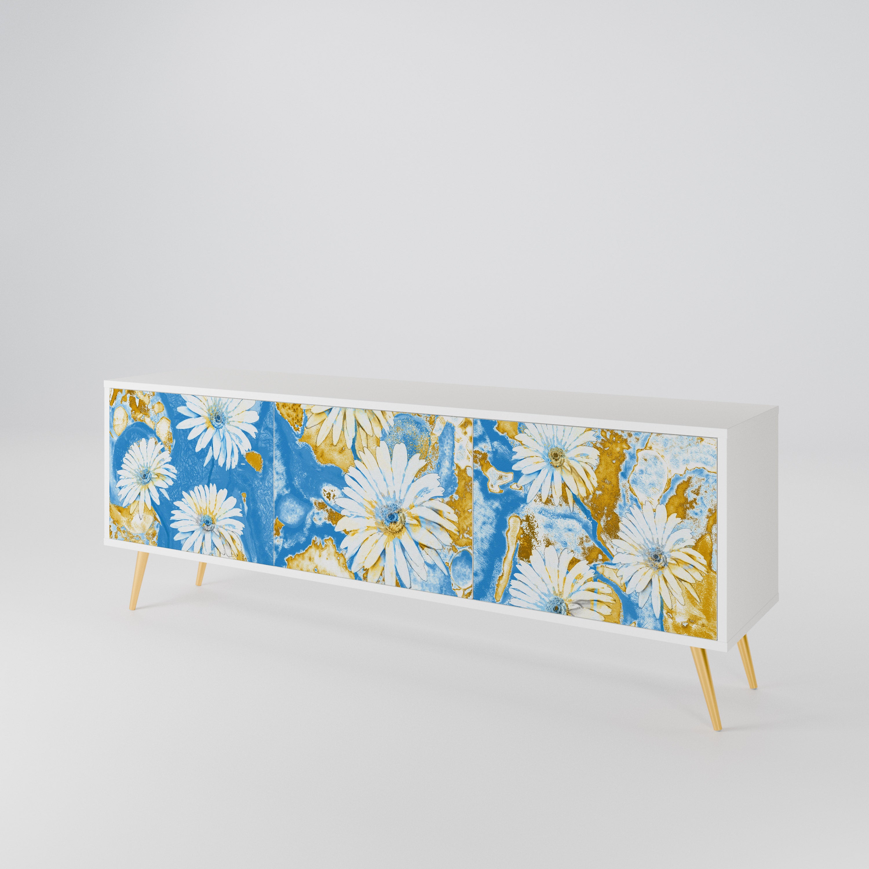 DAISY LUXE 3-Door TV Cabinet