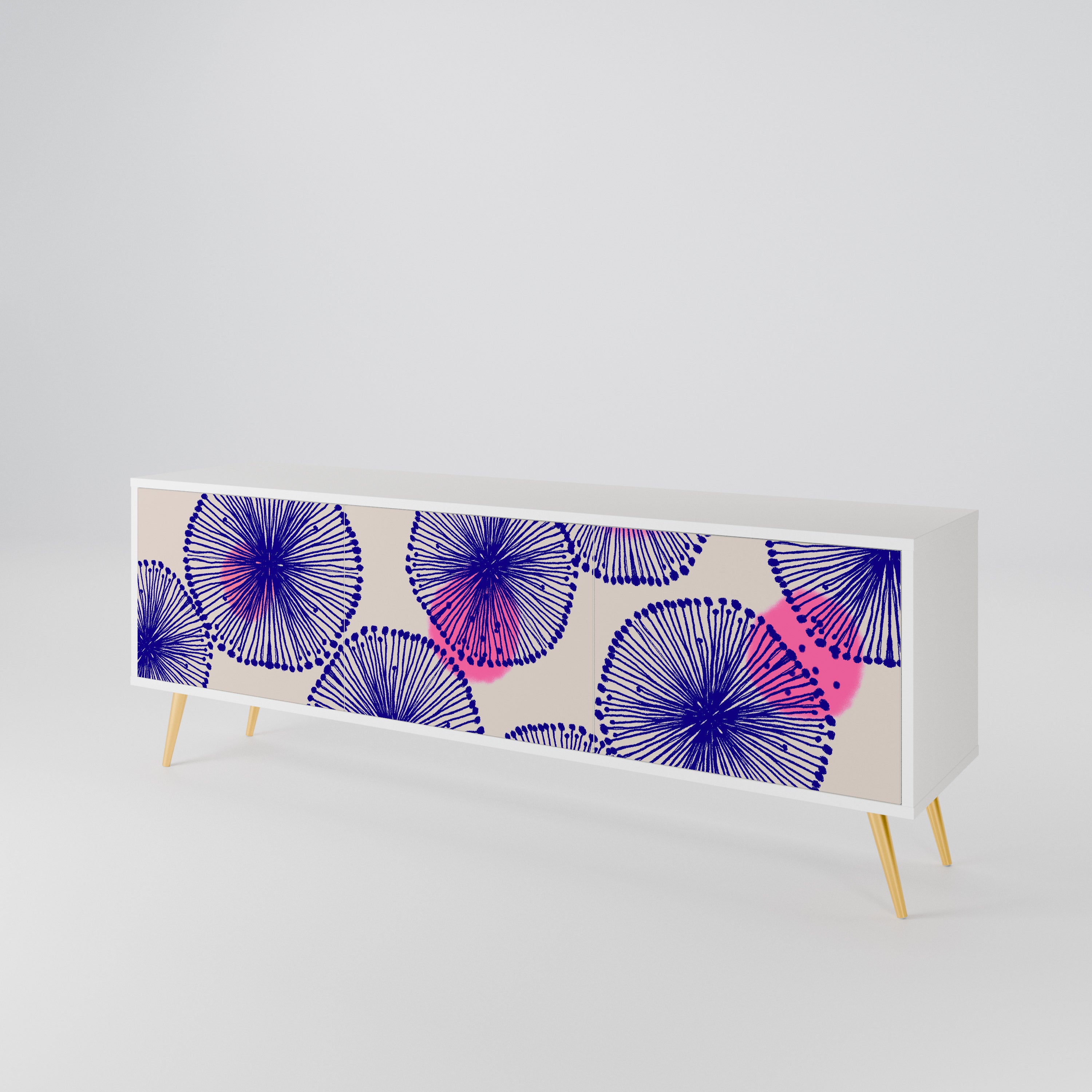 MAGIC NATURE 3-Door TV Cabinet
