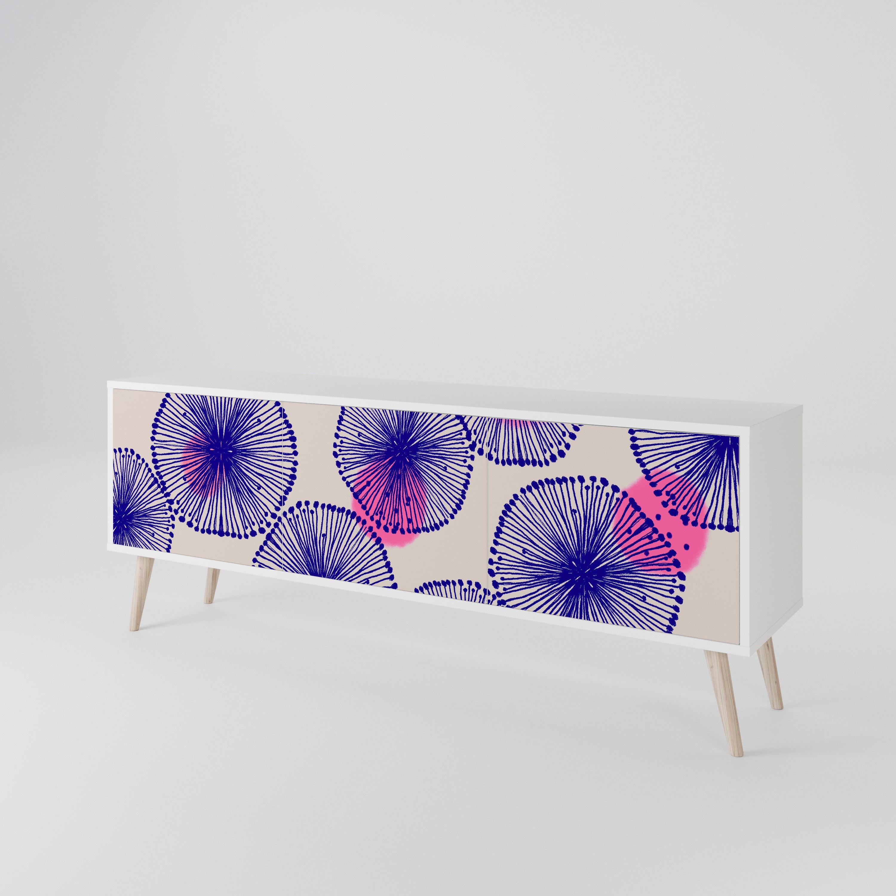 MAGIC NATURE 3-Door TV Cabinet