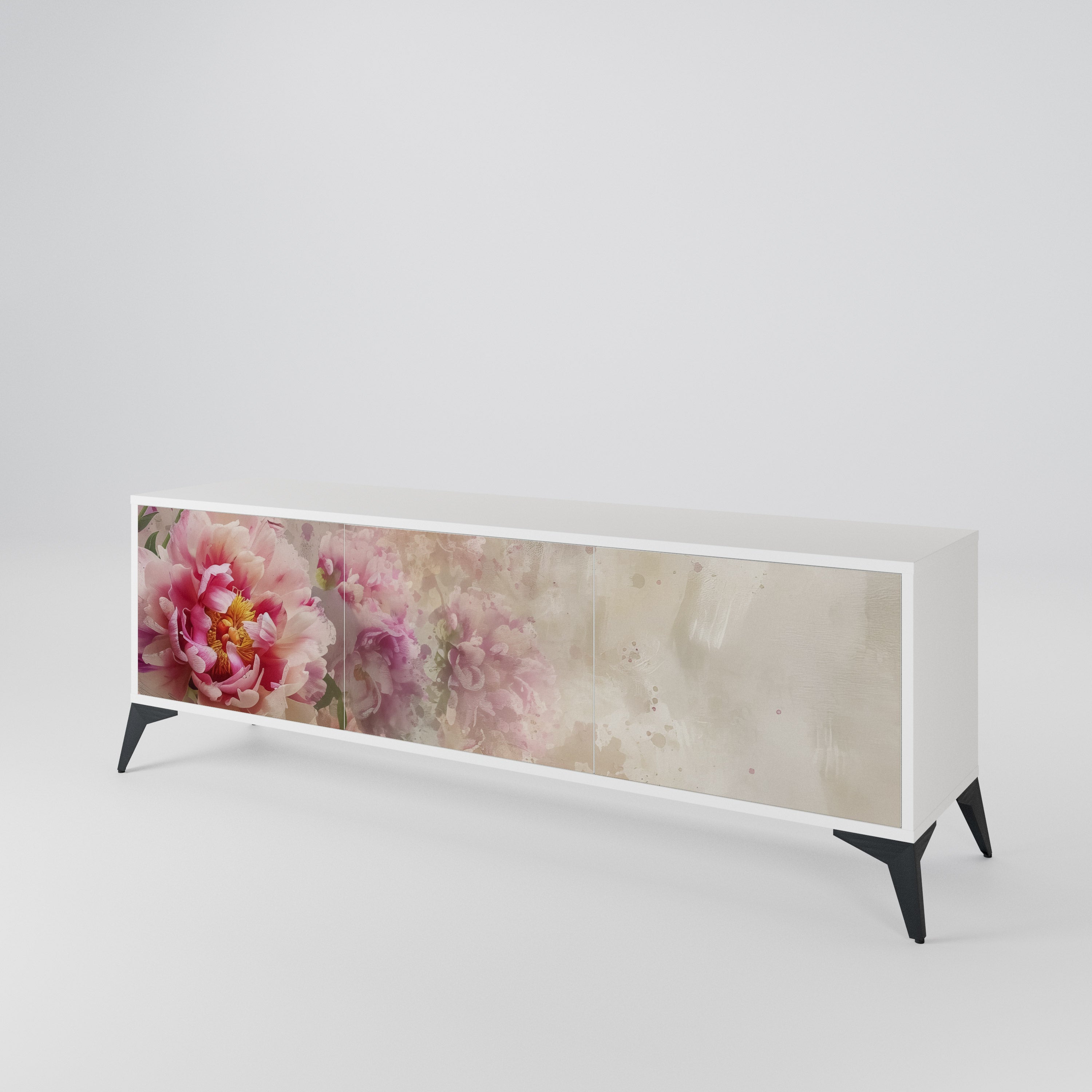 PEONY WHISPER 3-Door TV Cabinet